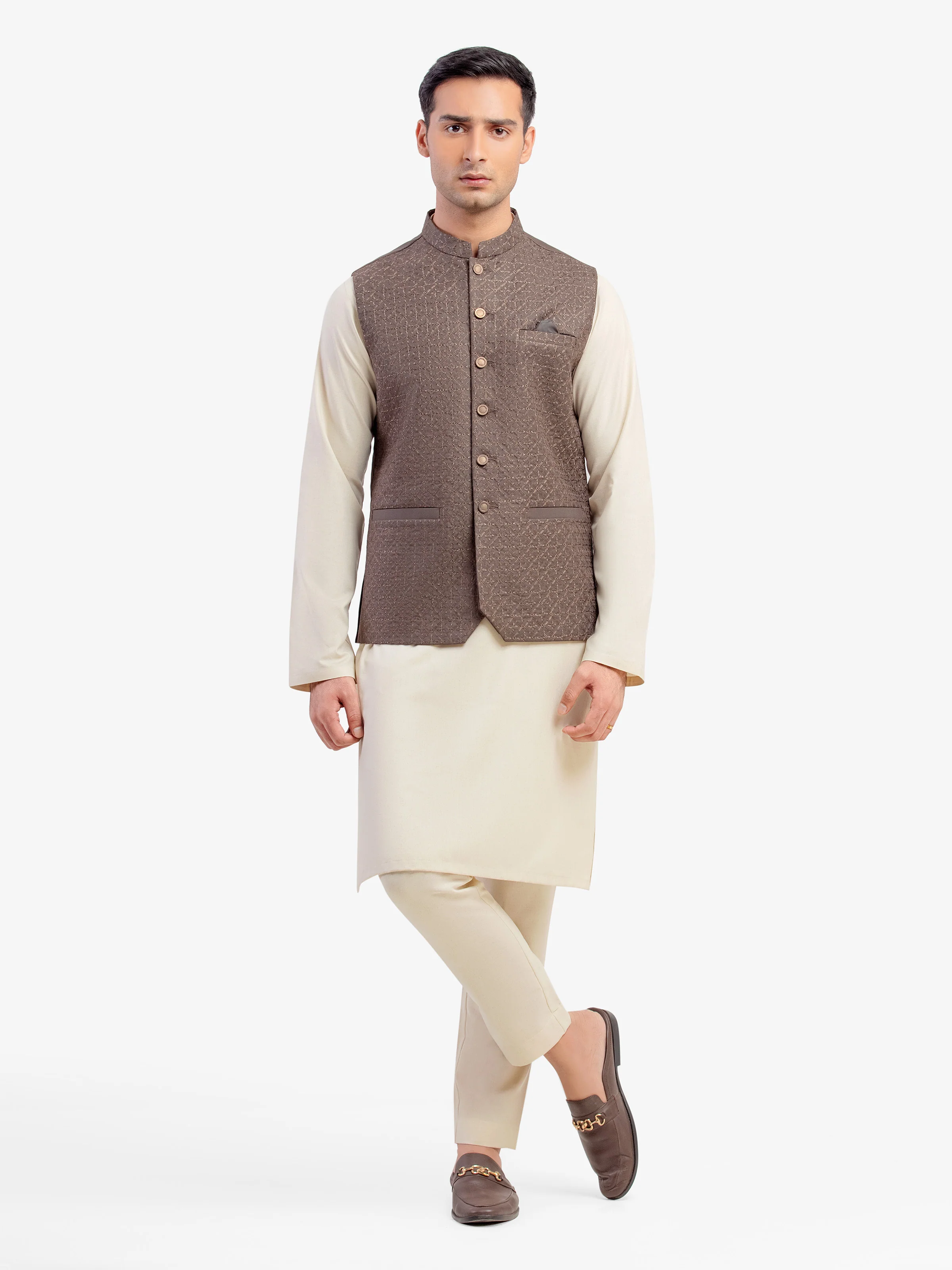 Embroidered Waistcoat - EMTWC5-35962