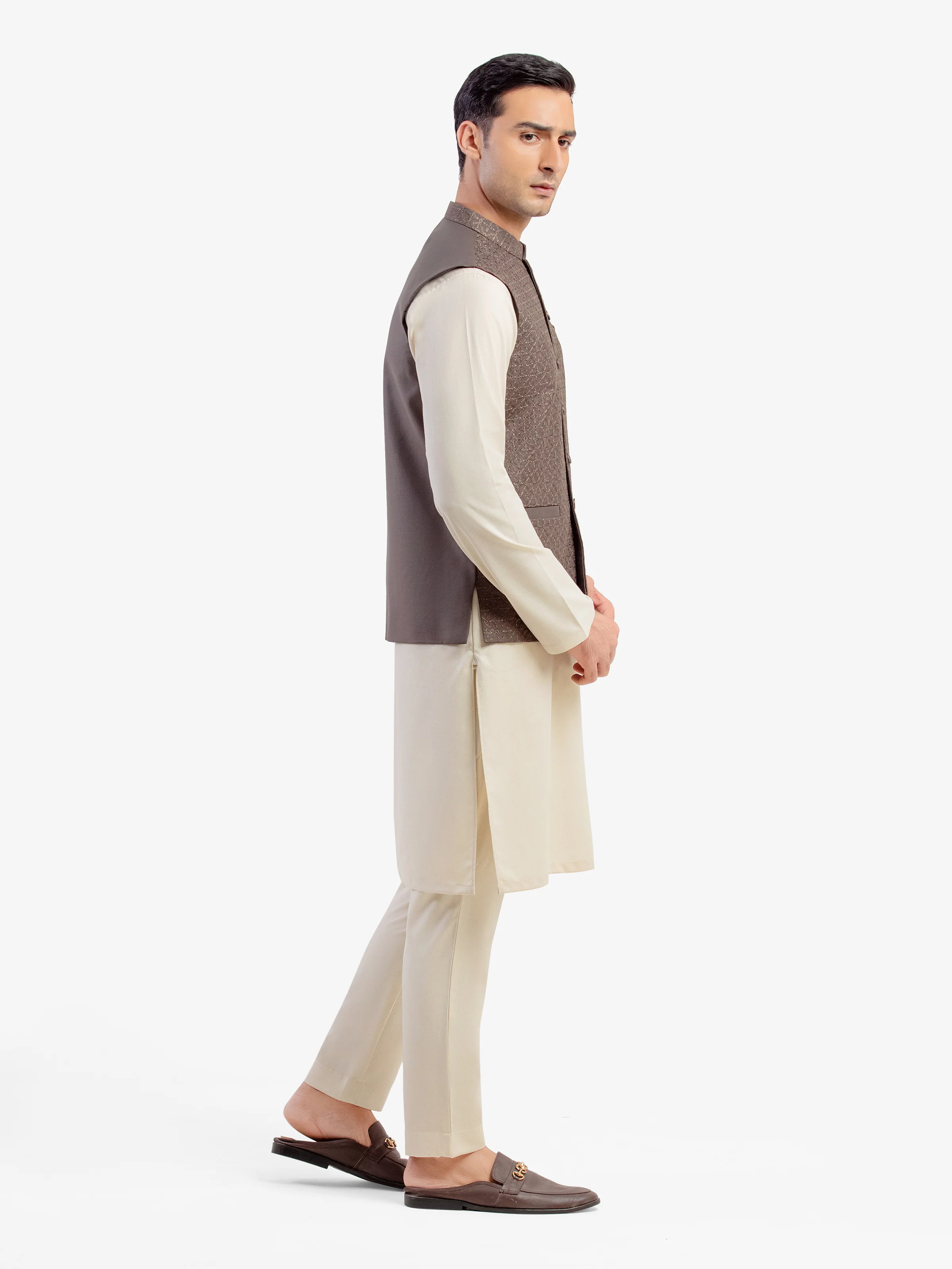 Embroidered Waistcoat - EMTWC5-35962 - Image 5