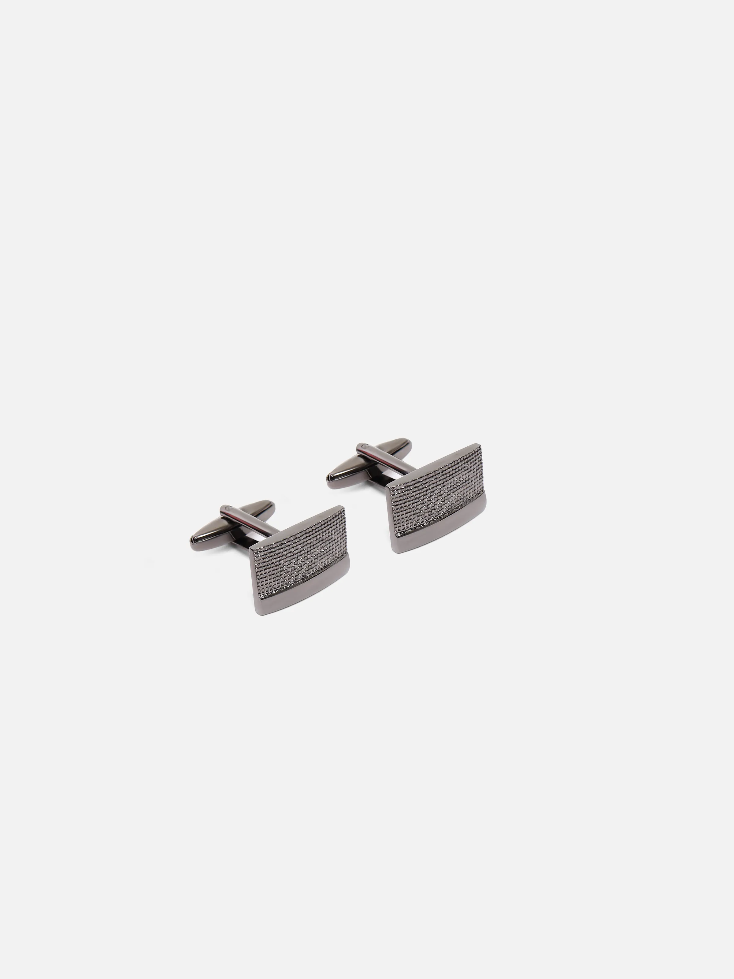 Onyx Metallic Grey Cufflink - EAMCL6-006
