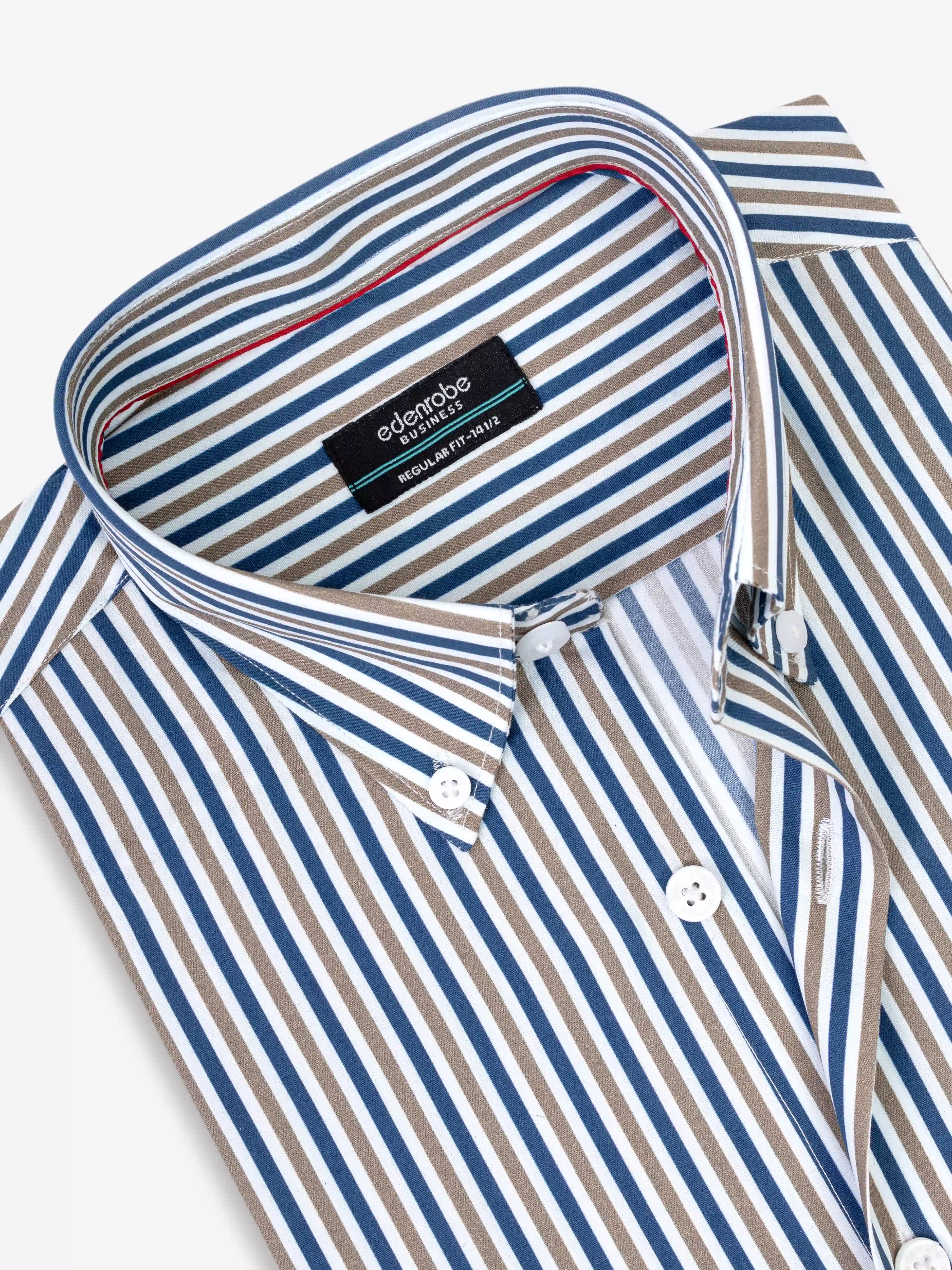 Business Striped Shirt - EMTSB5-180 - Image 2