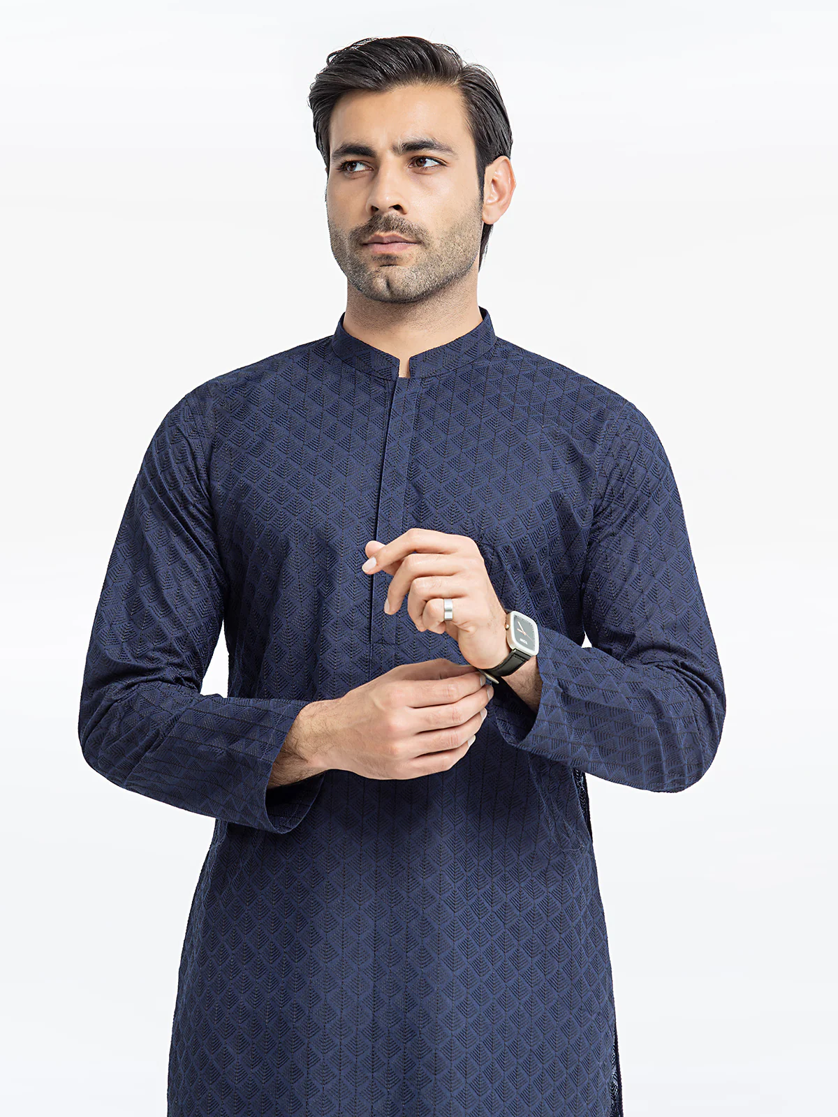 Embroidered Cotton Kurta - EMTK24-99434 - Image 2