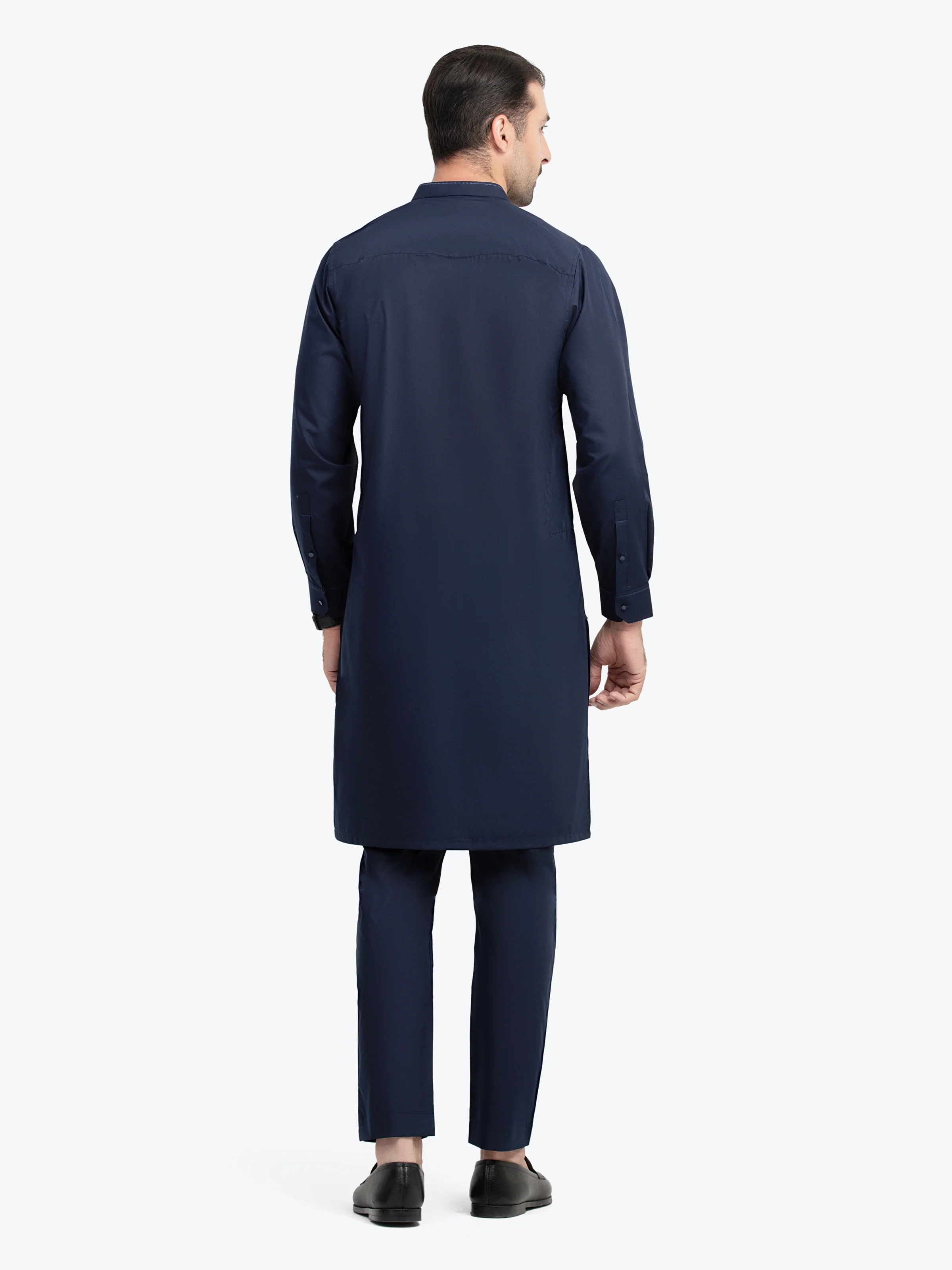Embroidered Blended Kurta Pajama - EMTKPT5-053 - Image 5