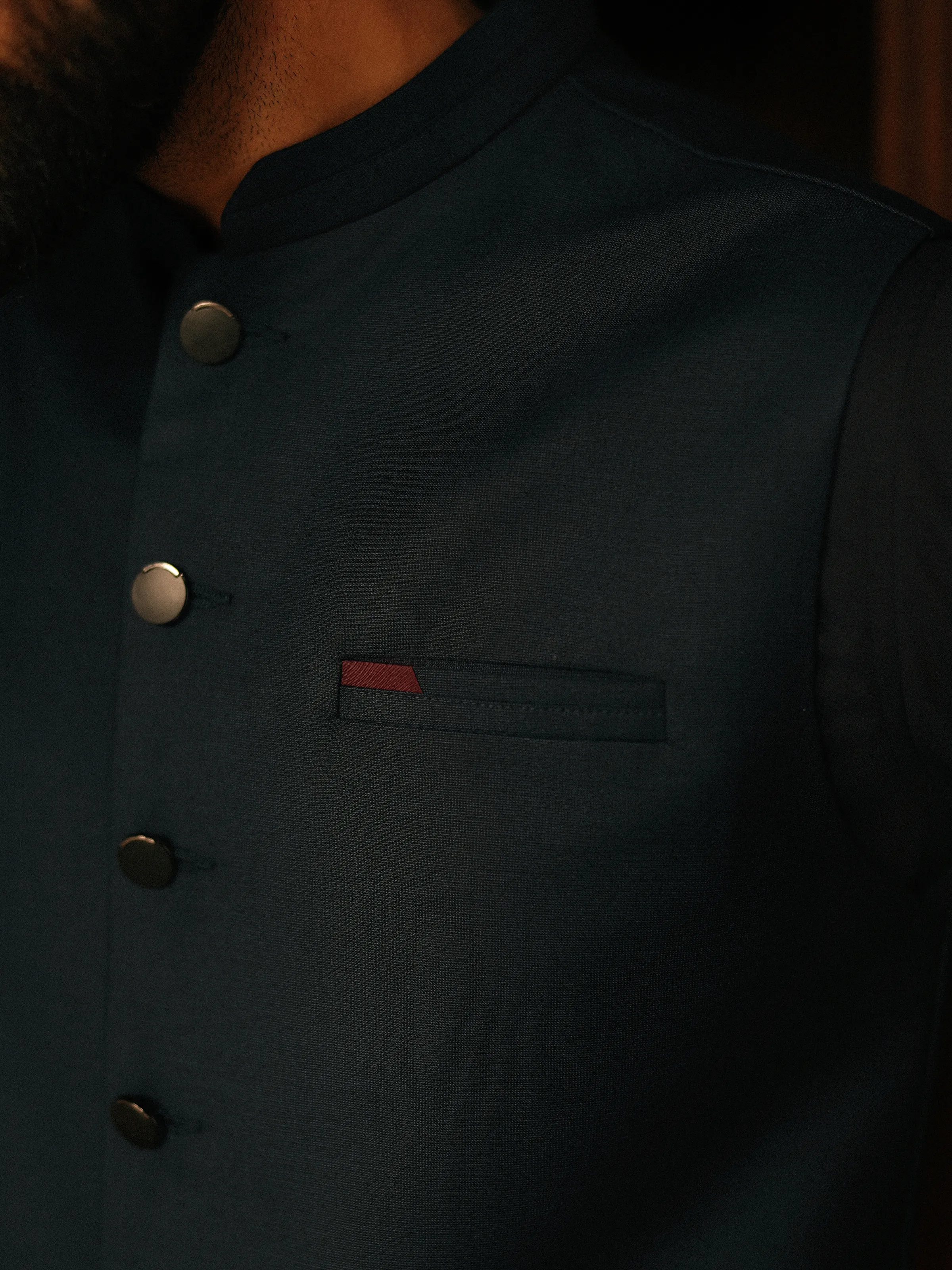Plain Waistcoat - EMTWCP5-35981 - Image 4