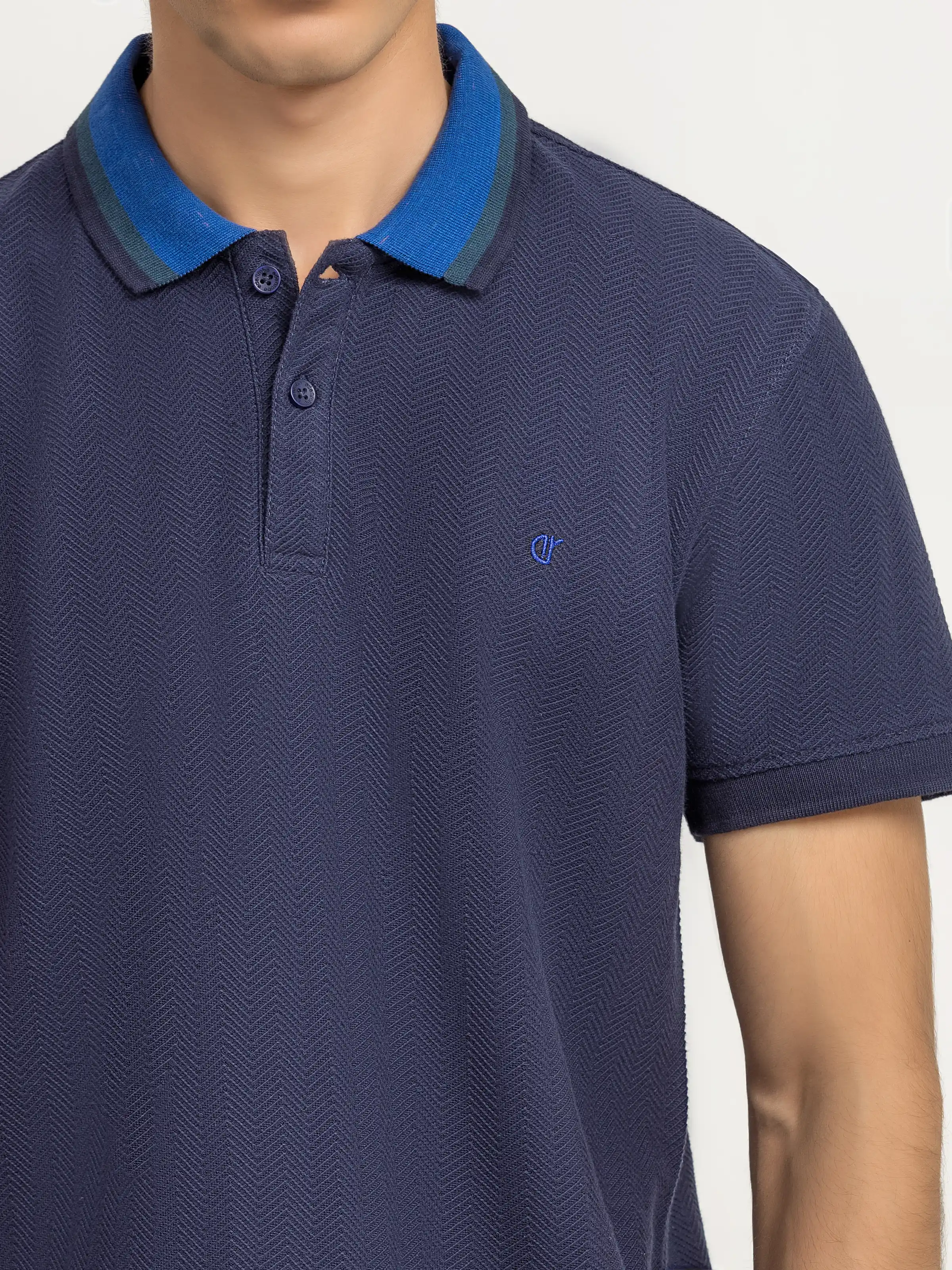 Textured Polo - EMTPS6-083 - Image 3