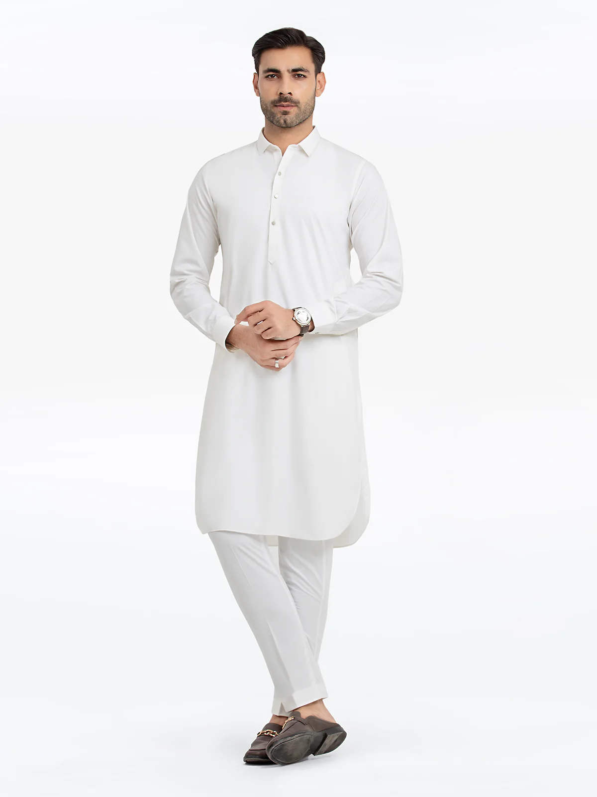 Embroidered Blended Kurta Pajama - EMTKPT24-038
