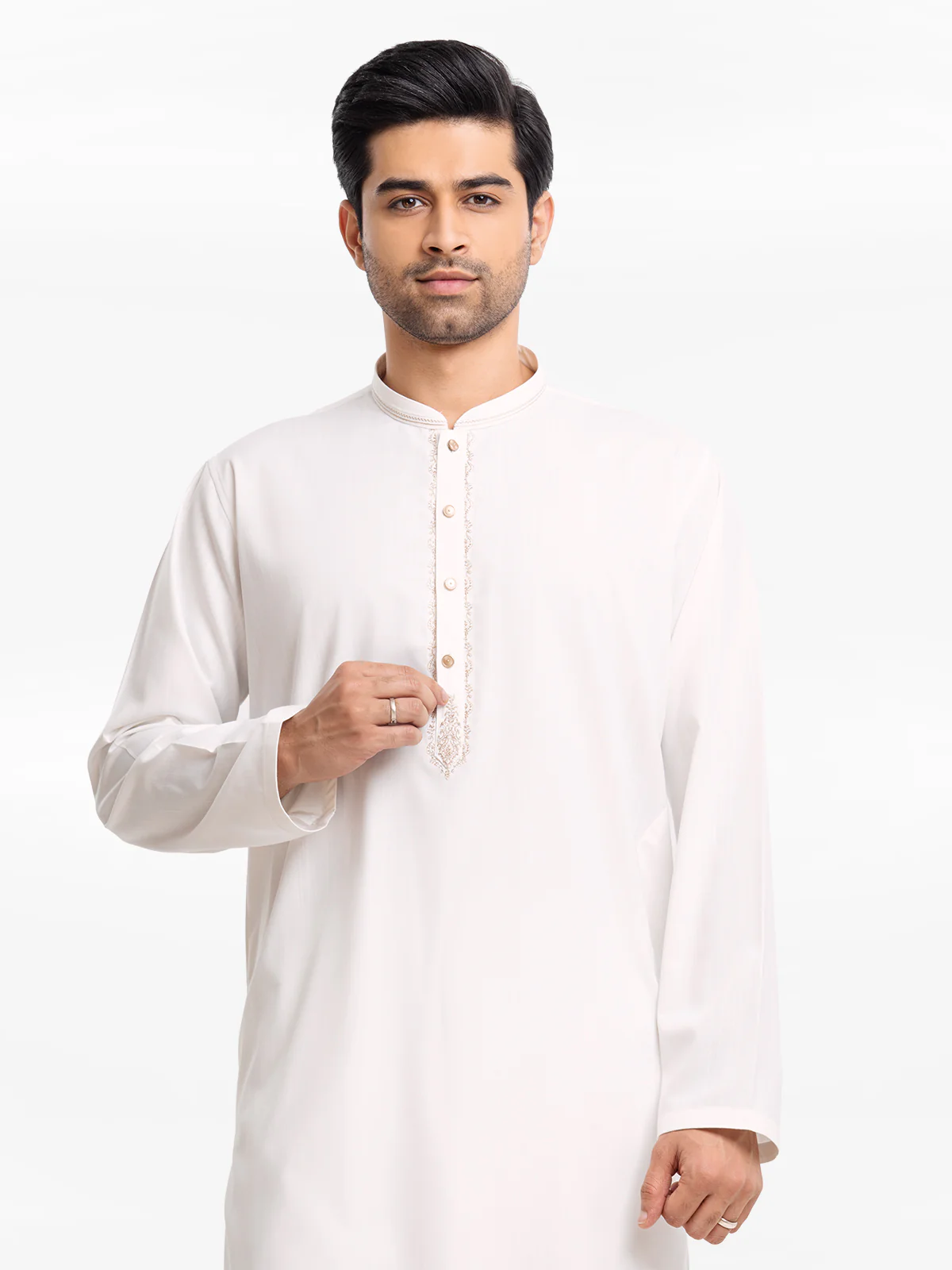 Embroidered Blended Shalwar Kameez - EMTKS24-41075 - Image 2