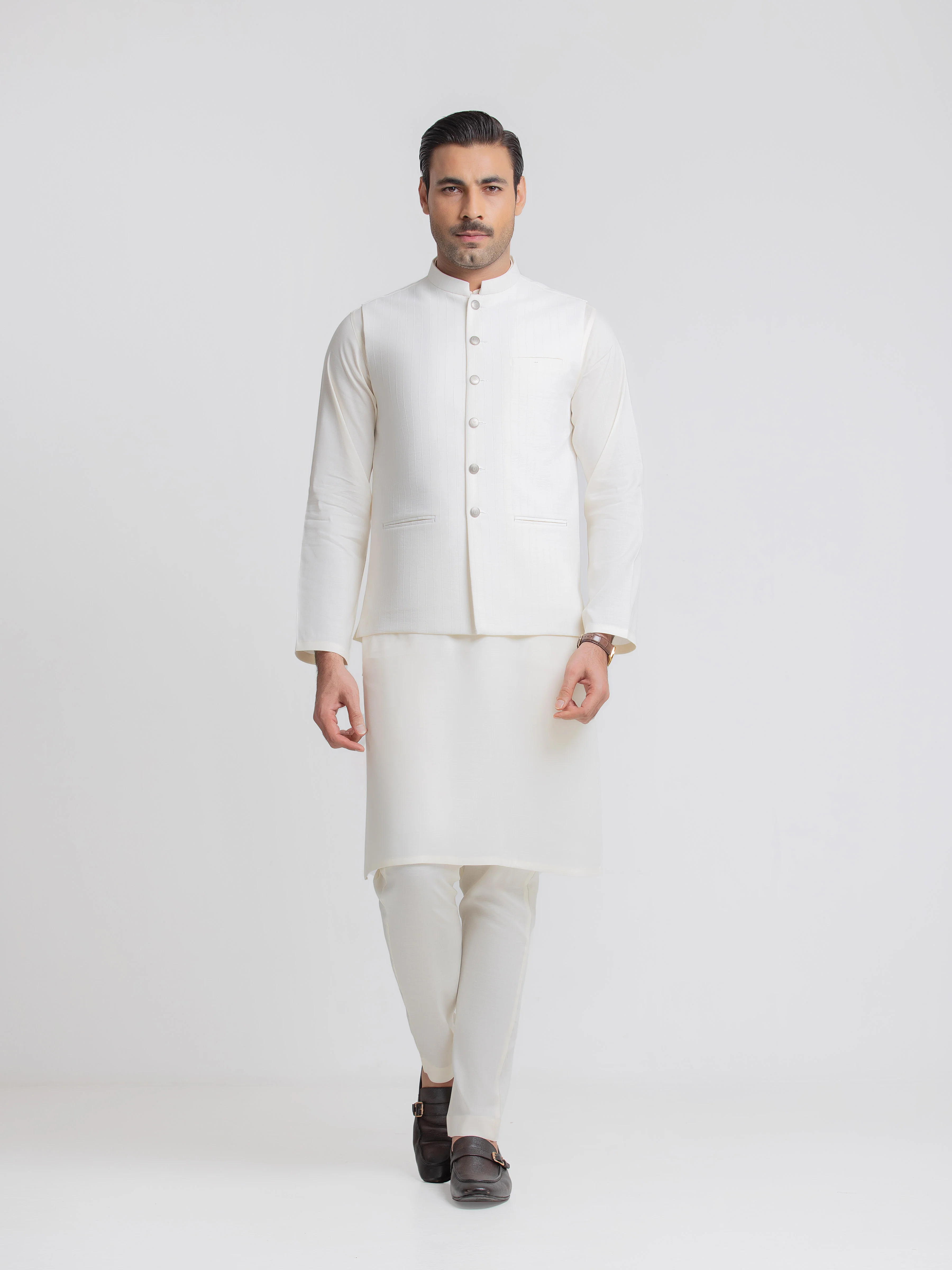 Plain Waistcoat - EMTWCP6-36010 - Image 2