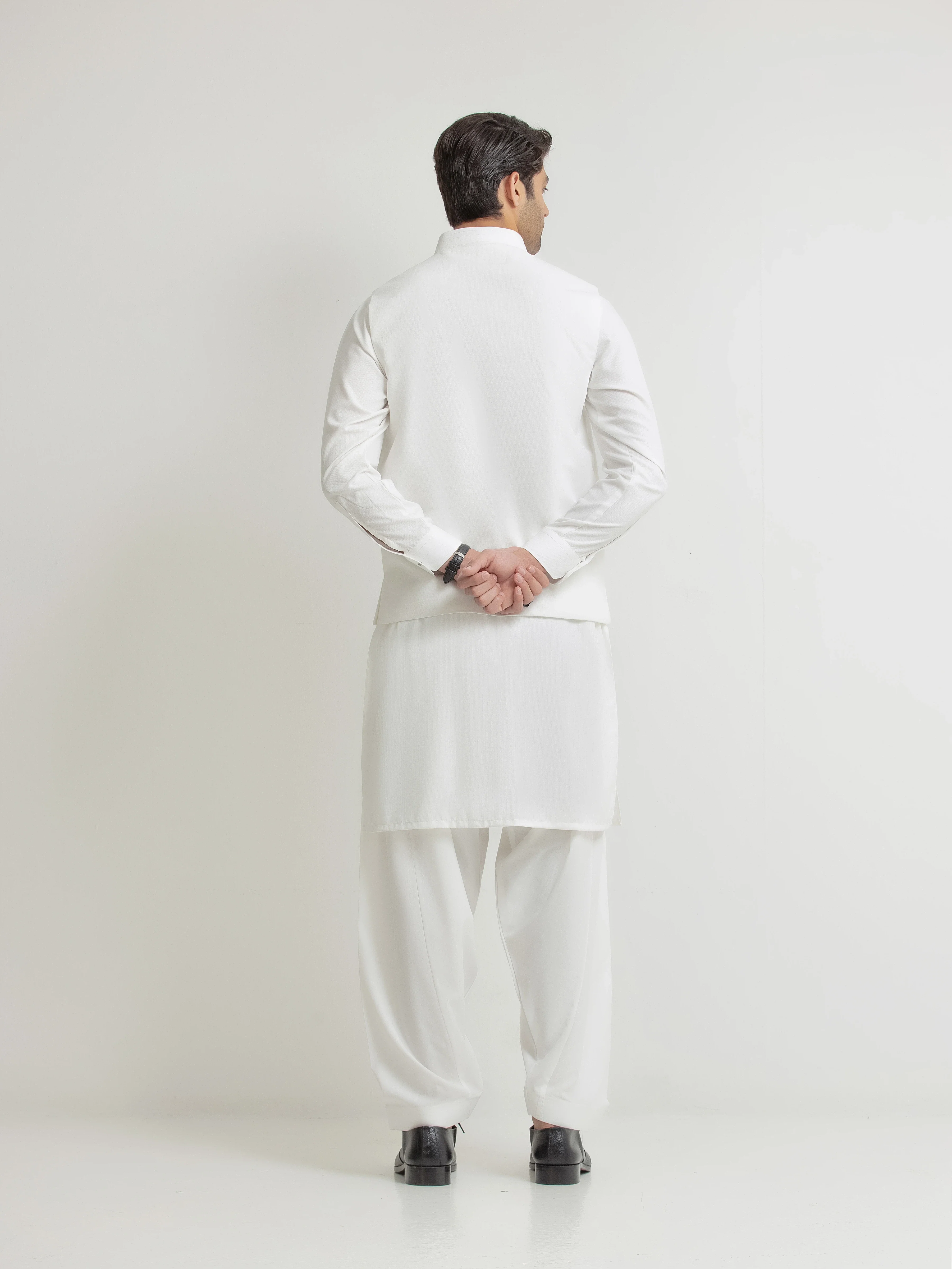 Dobby Waistcoat Suit - ECMTWCS6-037 - Image 6