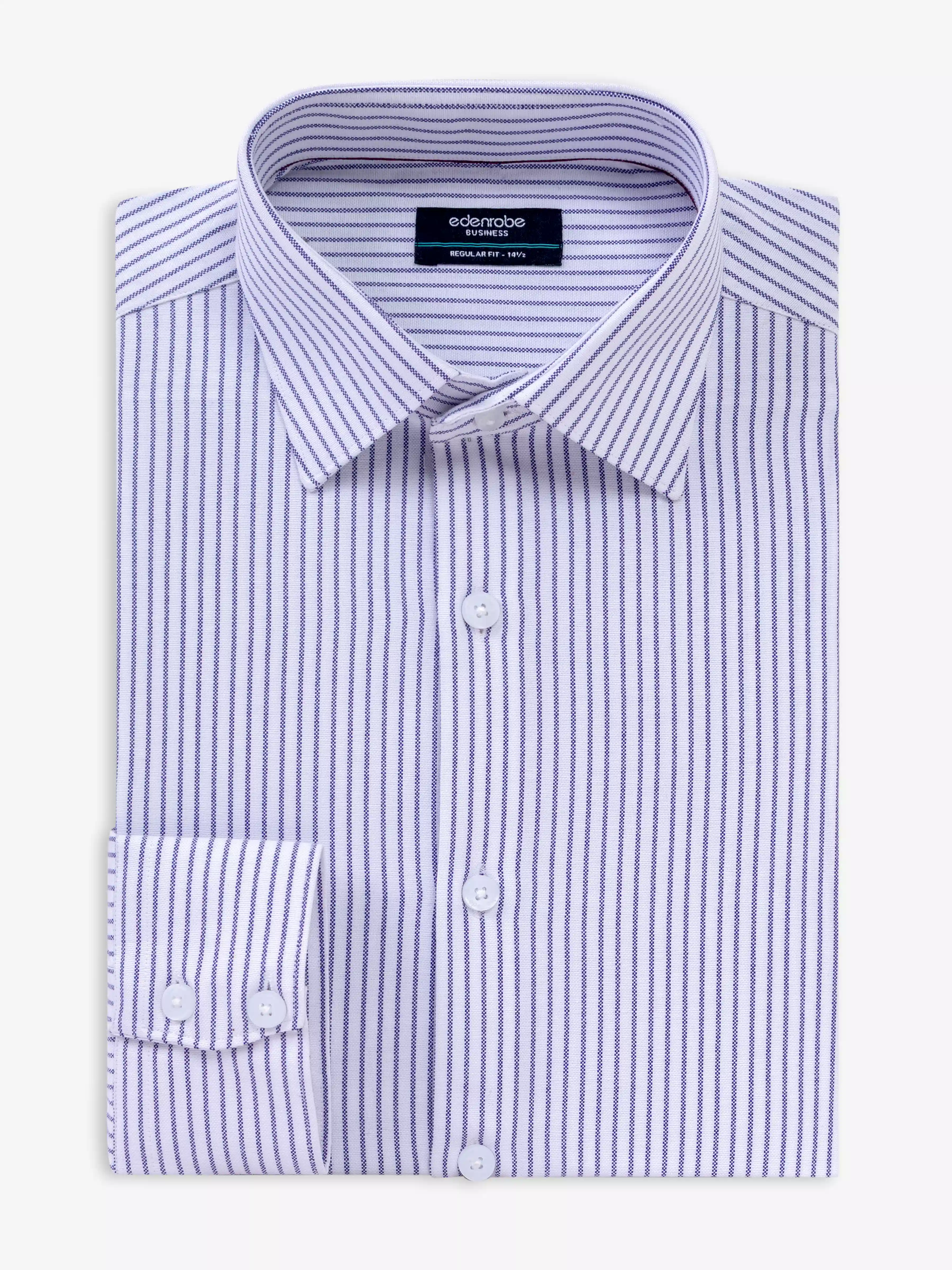 Business Striped Shirt - EMTSB6-212