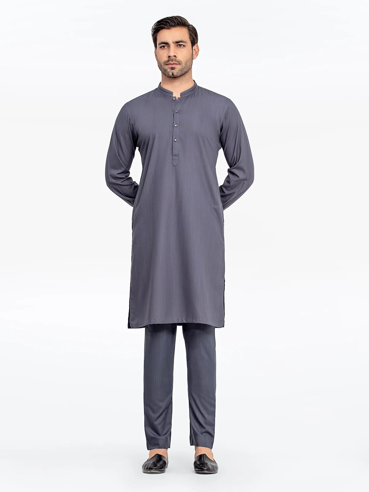 Embroidered Blended Kurta Pajama - EMTKPT24-021 - Image 2