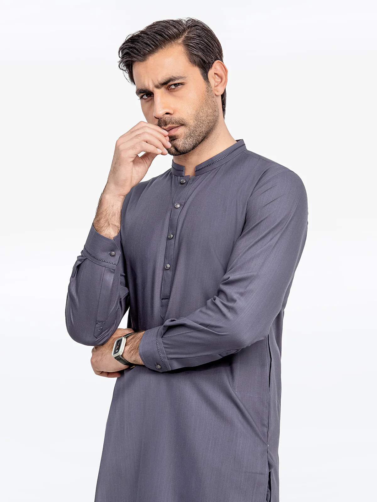 Embroidered Blended Kurta Pajama - EMTKPT24-021 - Image 4