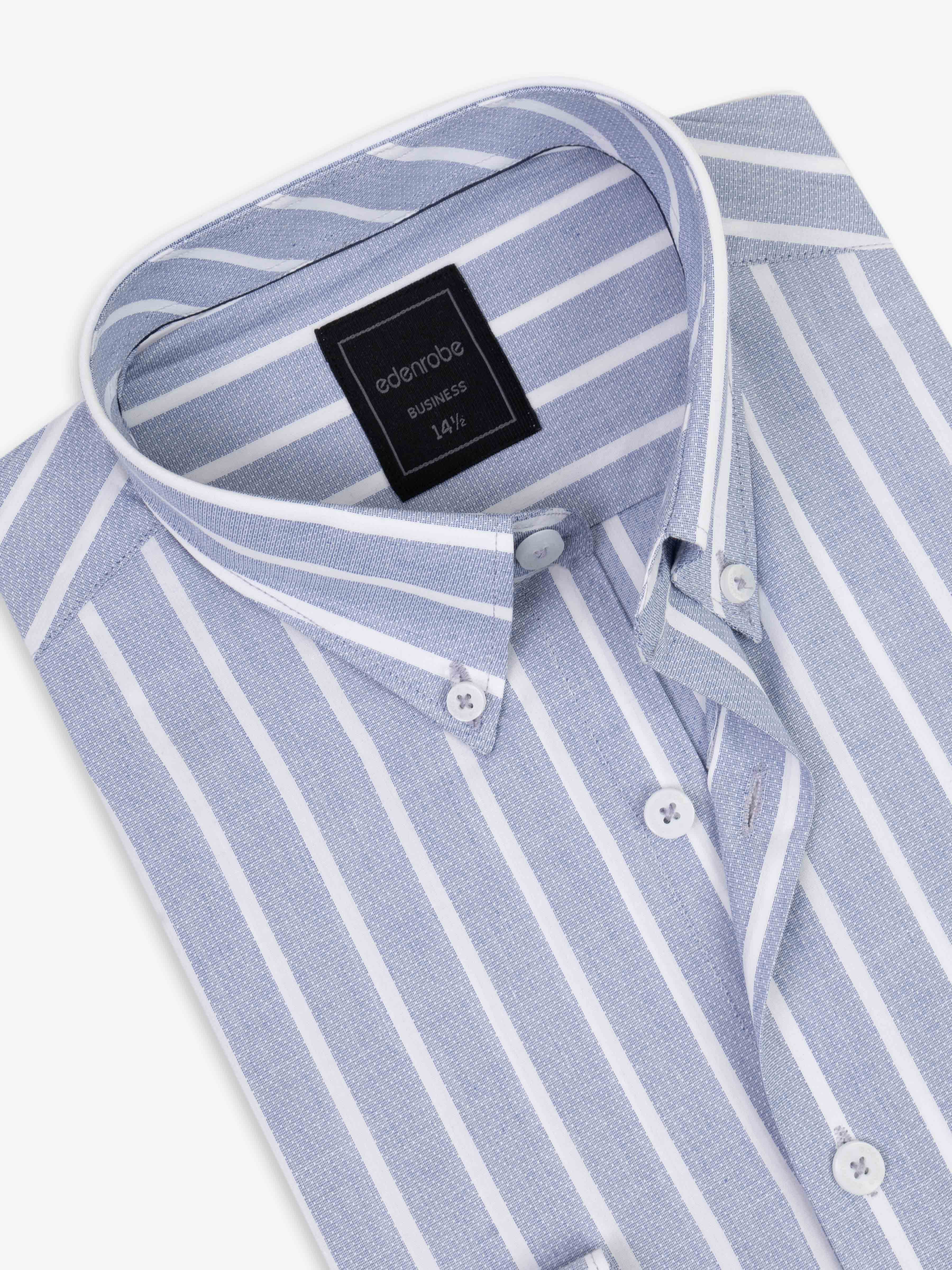 Business Striped Shirt - EMTSB5-172 - Image 2
