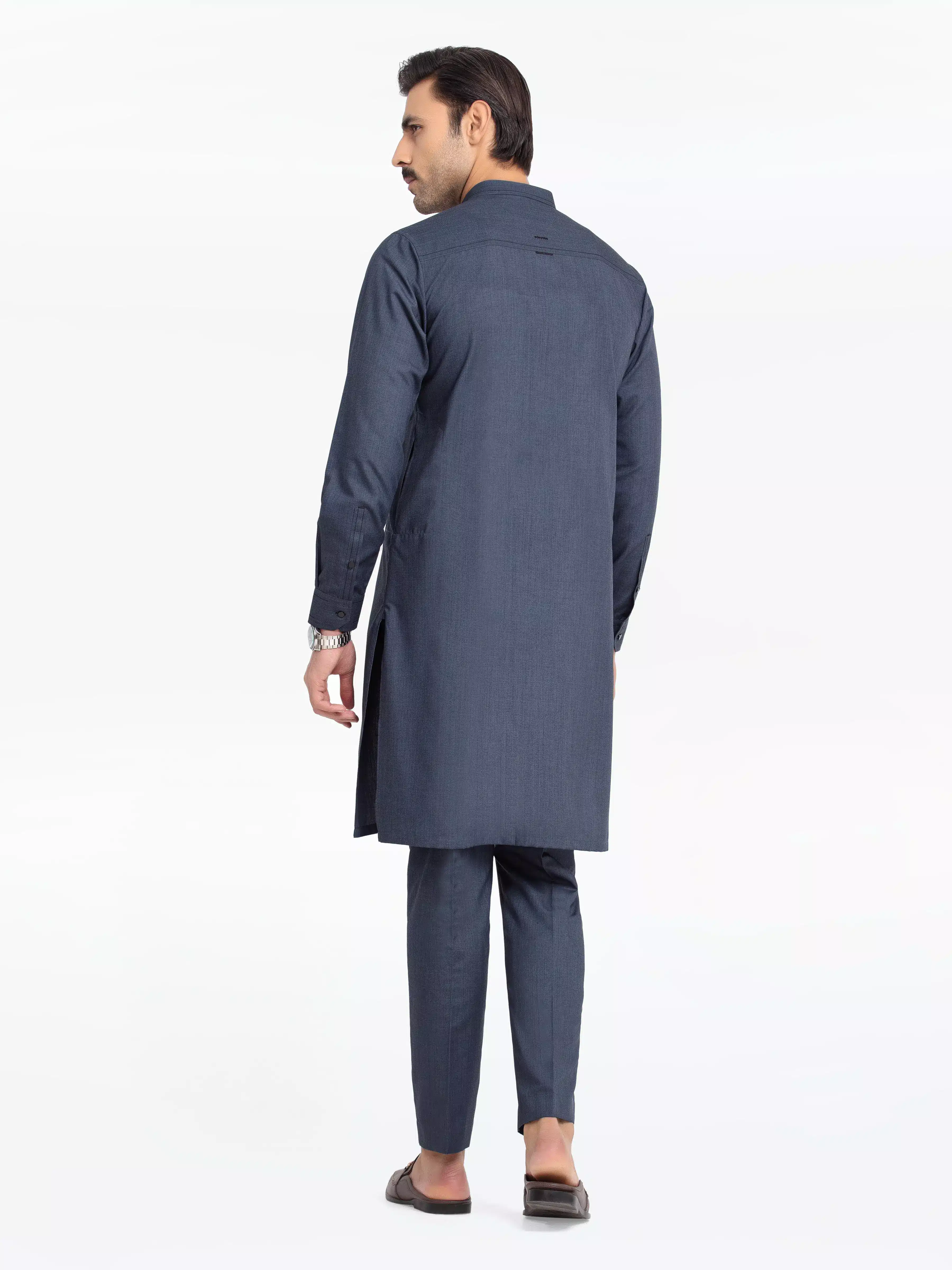 Embroidered Blended Kurta Pajama - EMTKPT24-048 - Image 6