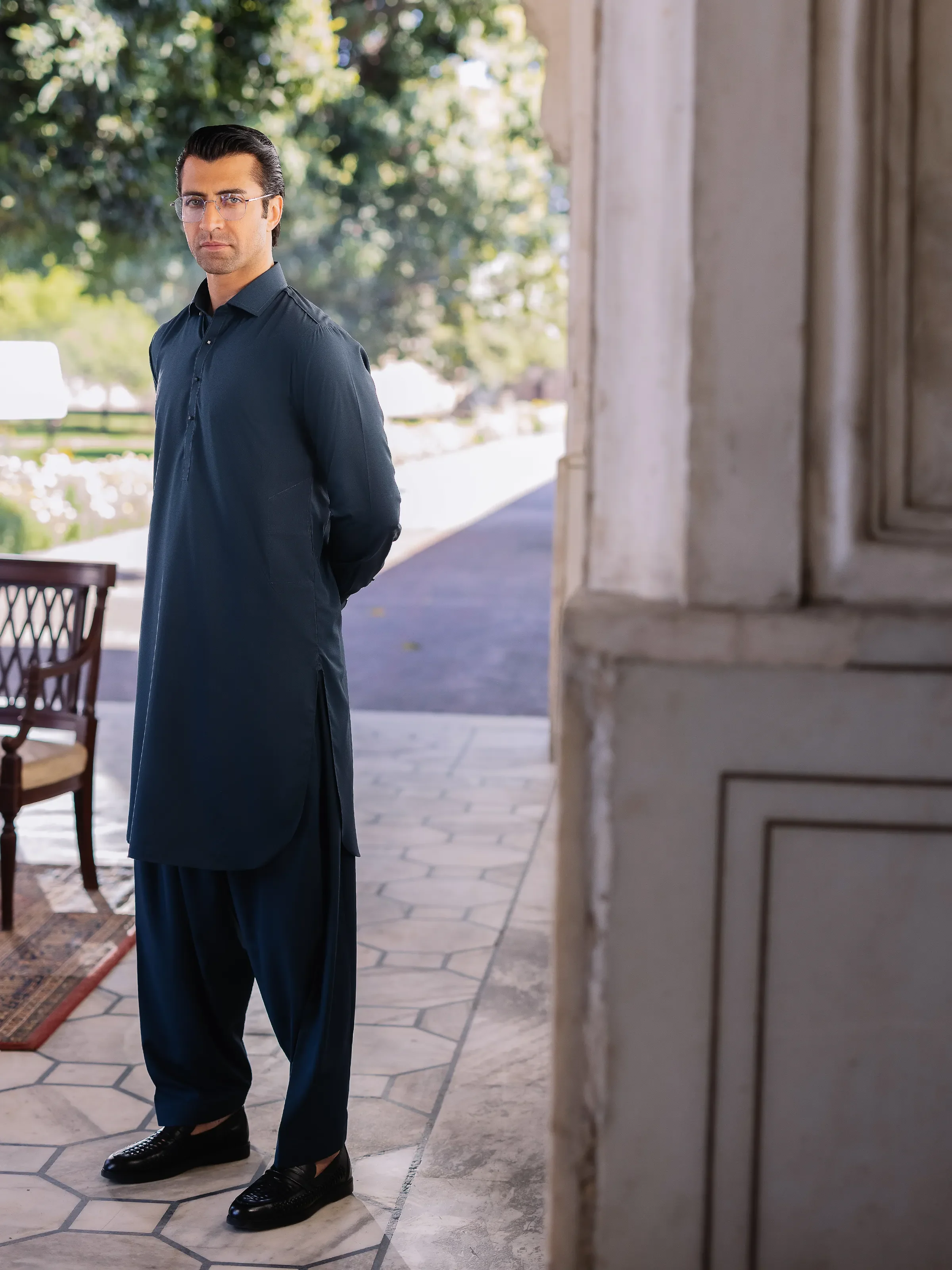 Embroidered Blended Shalwar Kameez - EMTKST5-99517 - Image 6