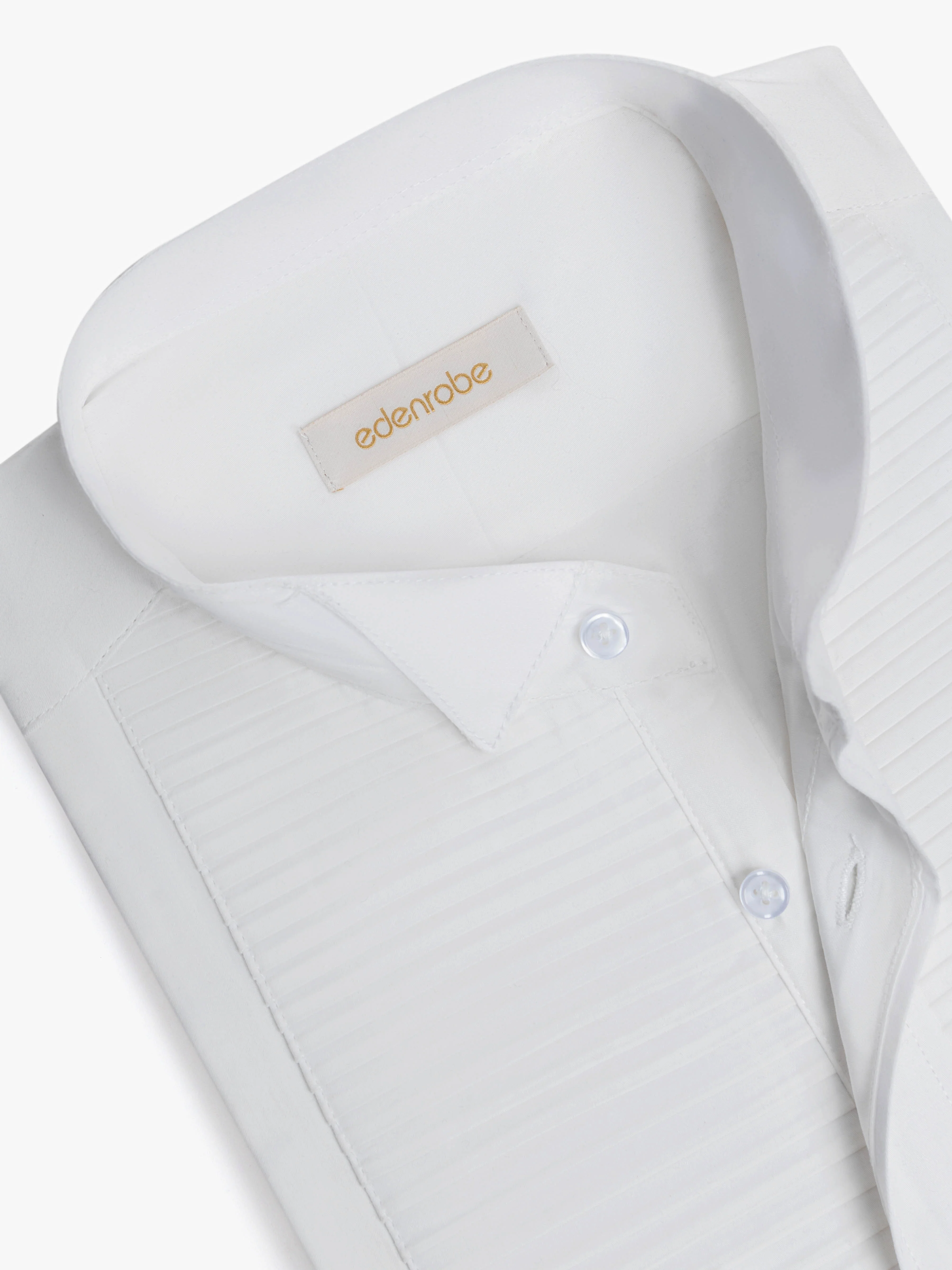 Front Pleated Tuxedo Shirt - ECMTST6-1003 - Image 2