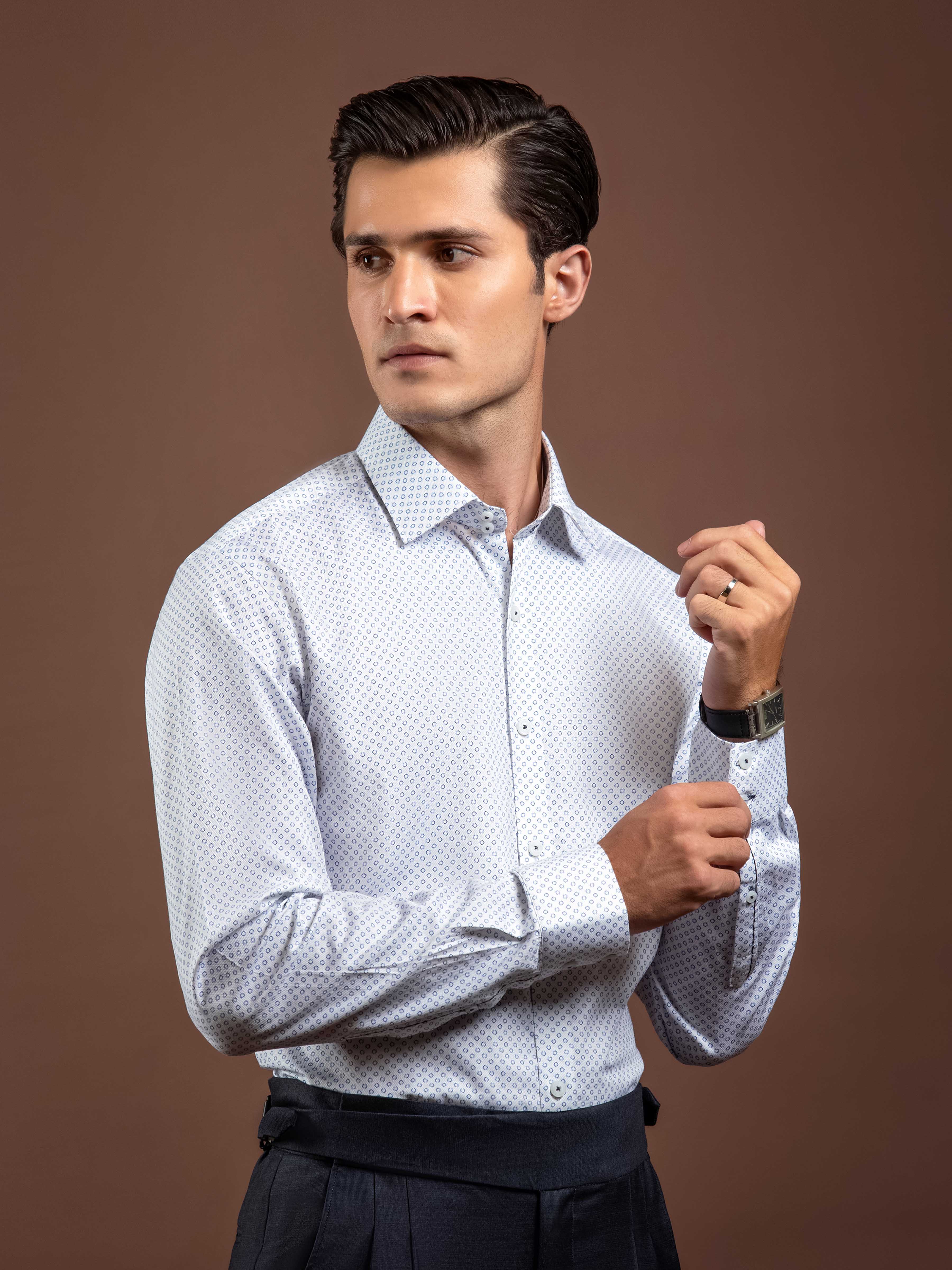 Icon Textured Shirt - EMTSI5-50843 - Image 3