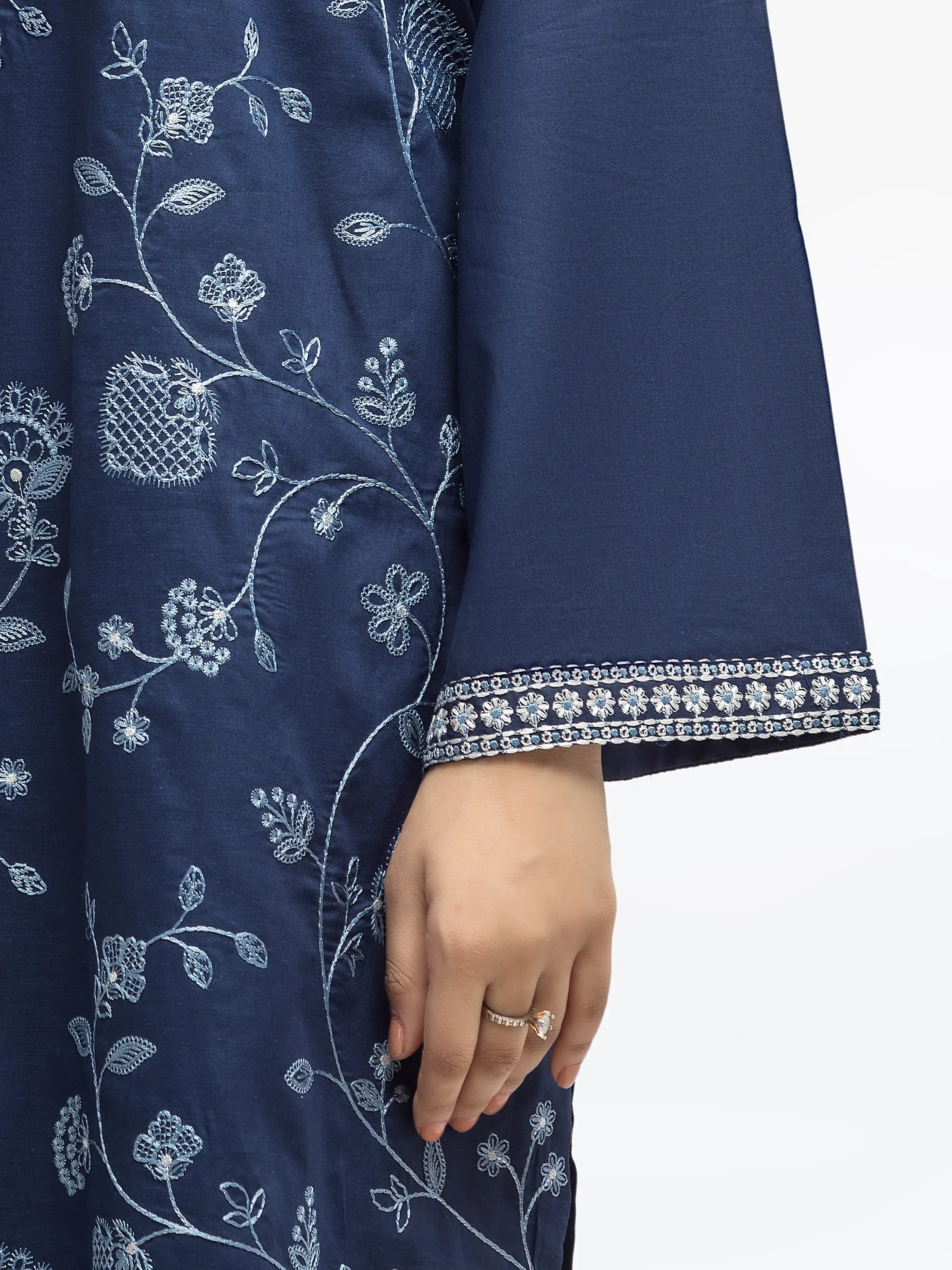 Embroidered Cambric Shirt - EWTKE25-81600S - Image 4