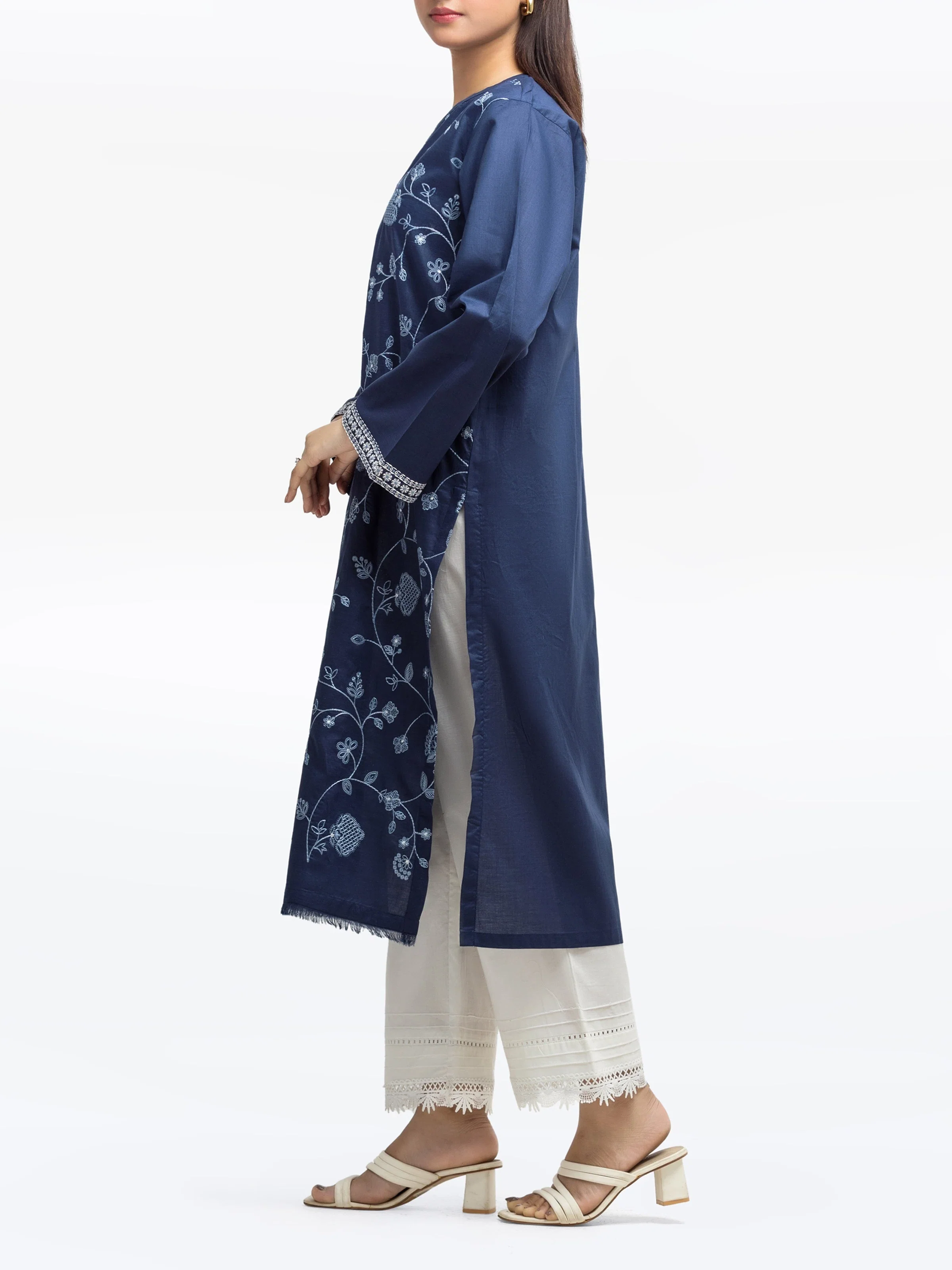 Embroidered Cambric Shirt - EWTKE25-81600S - Image 5