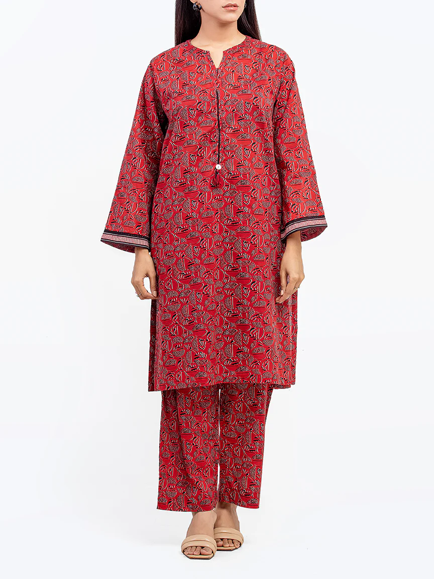 Printed Lawn Shirt - EWTKP5-81871S