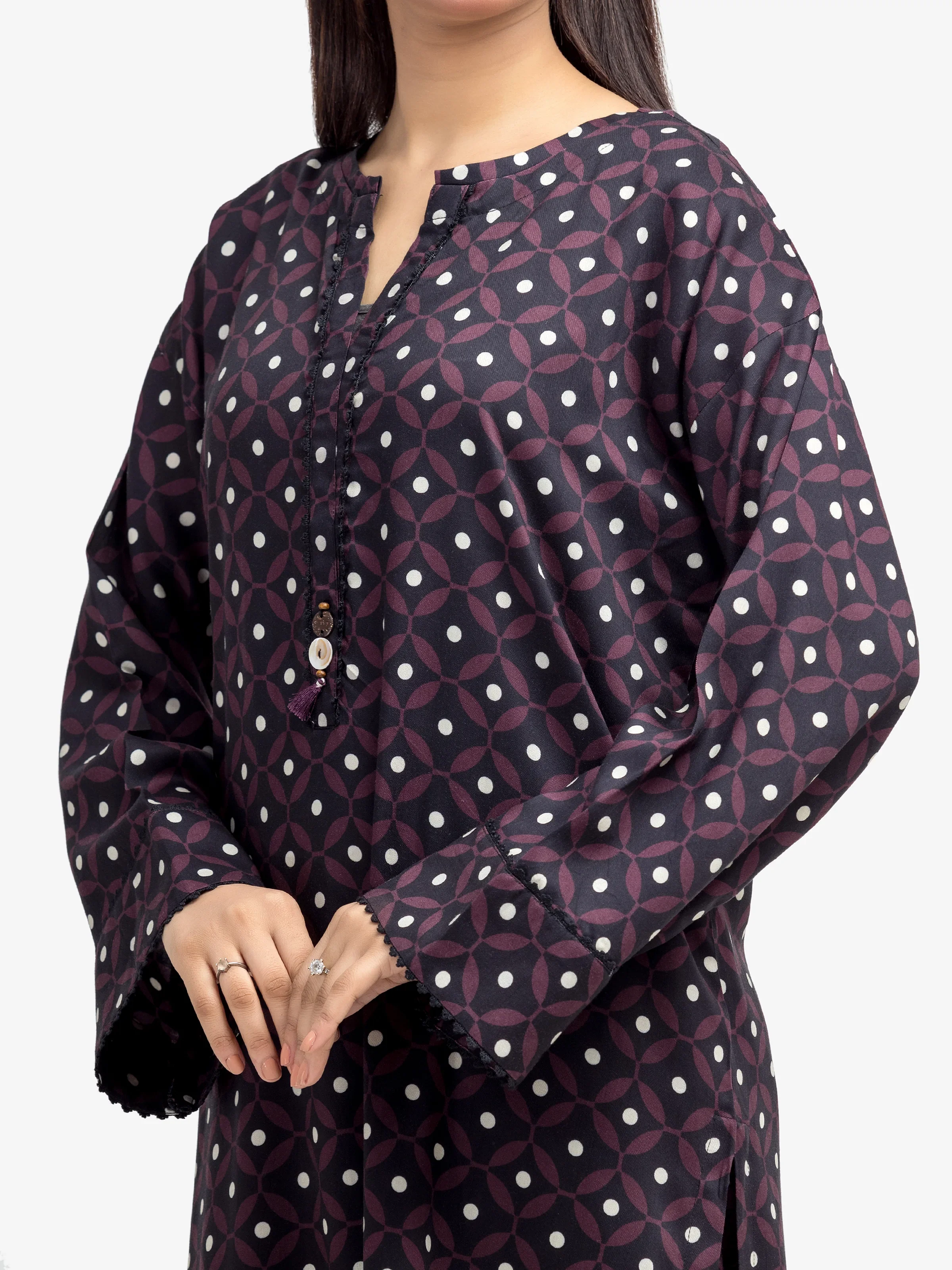 Printed Viscose Shirt - EWTKP24-81470S - Image 3