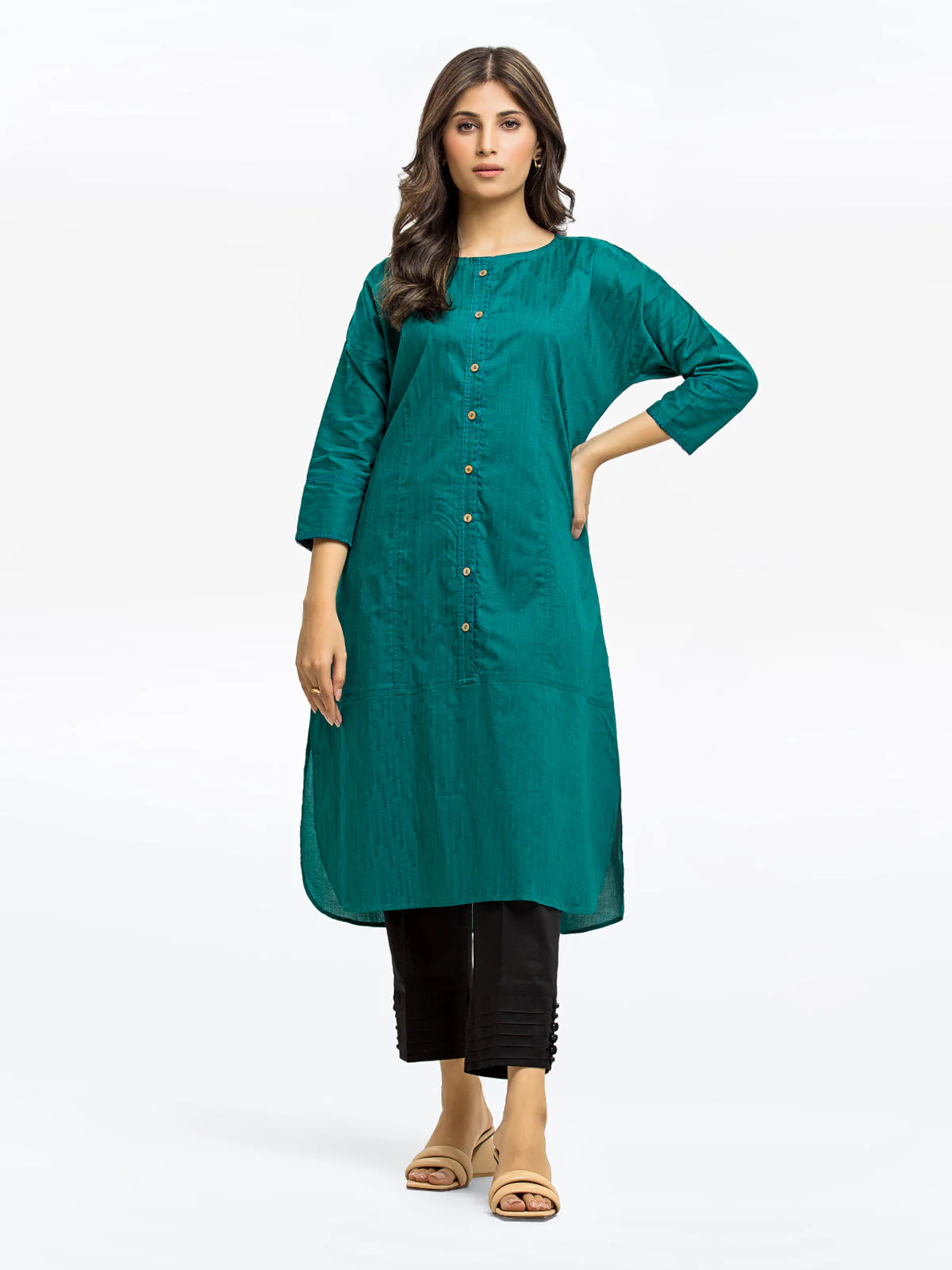 Solid Dobby Shirt - EWTKS24-68951S
