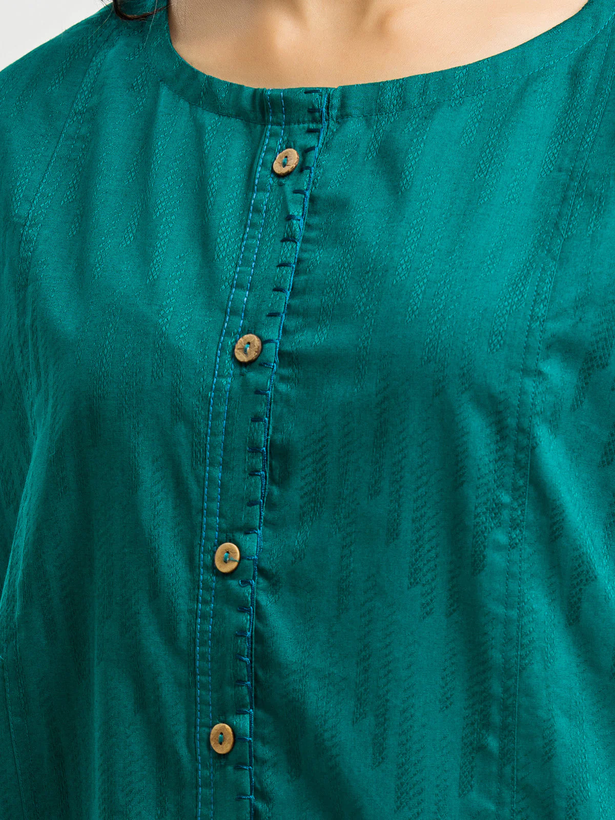 Solid Dobby Shirt - EWTKS24-68951S - Image 4