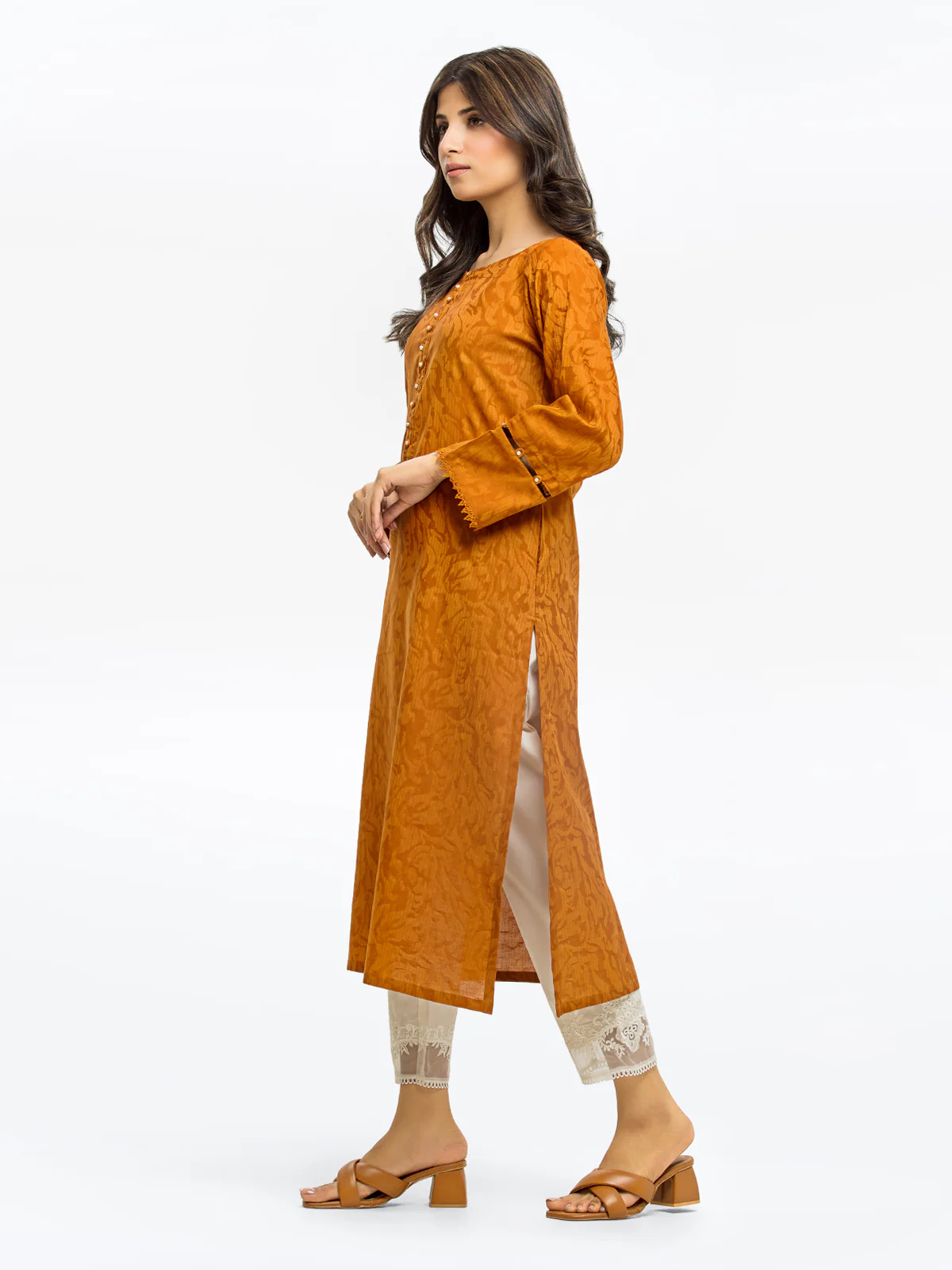 Printed Dobby Shirt - EWTKS24-68980S - Image 3