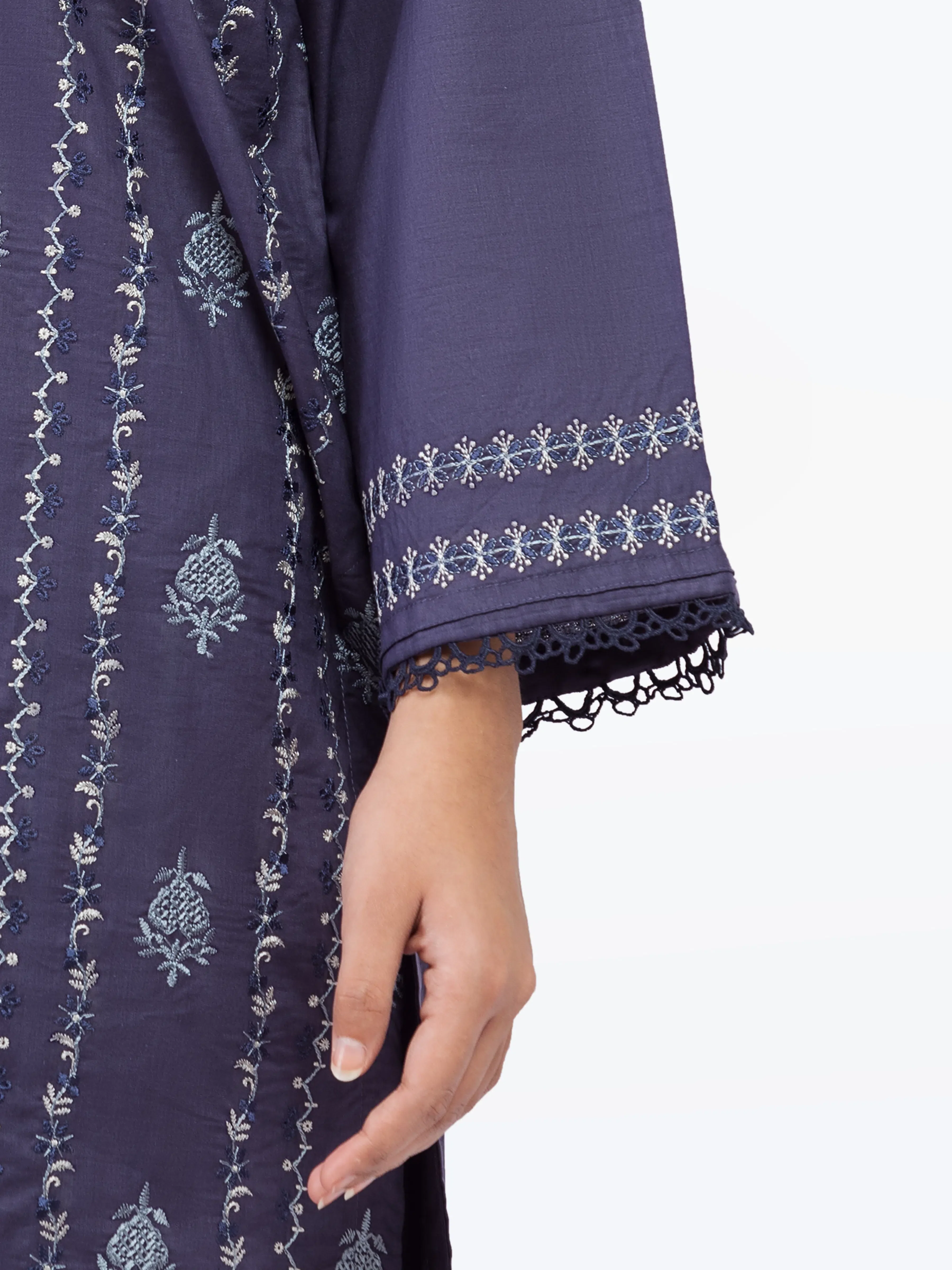 Embroidered Cambric Co-Ord Set - EWTKE25-81630ST - Image 4