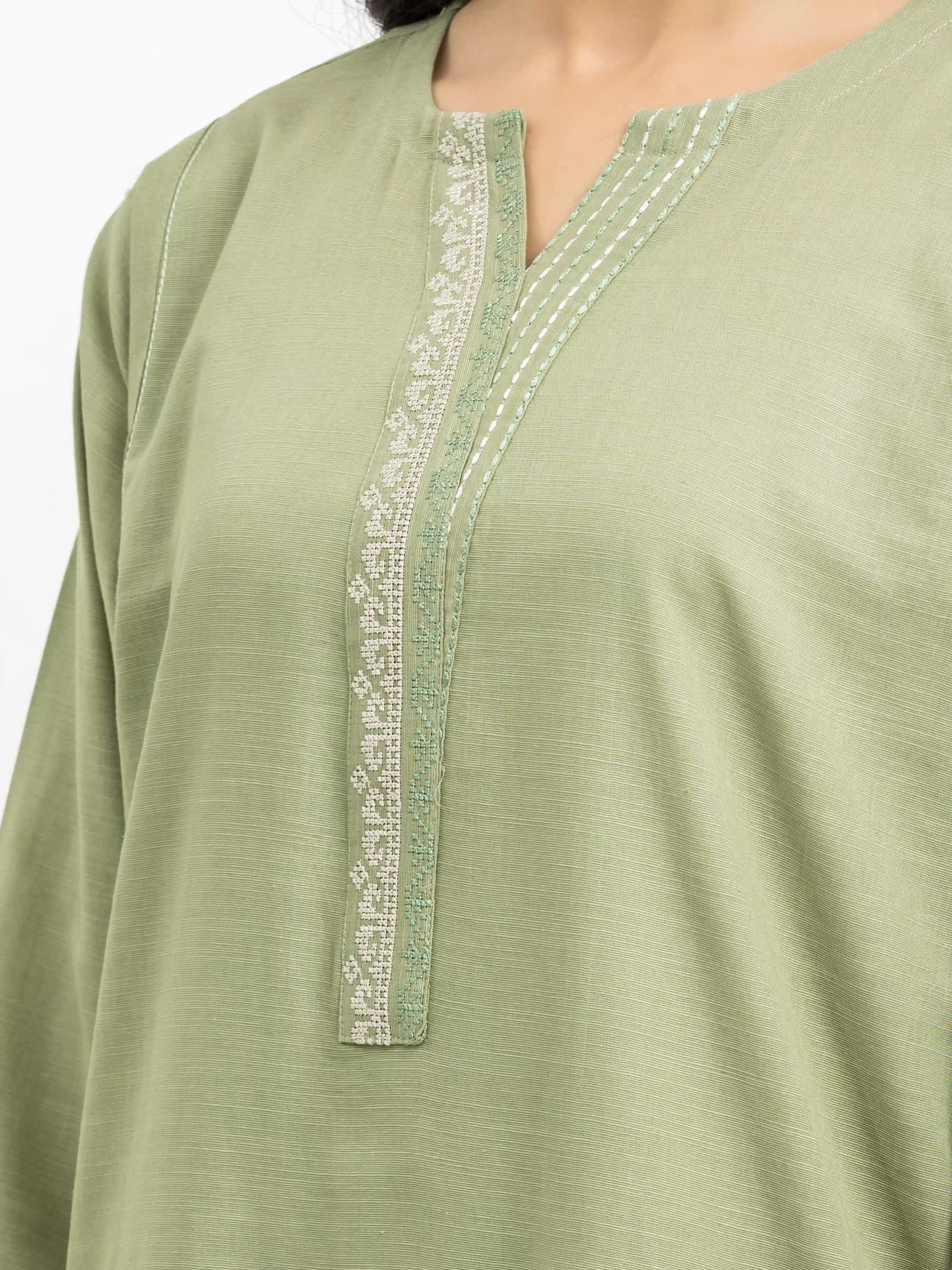 Embroidered Khaddar Shirt Trouser - EWTKE24-81430ST - Image 3