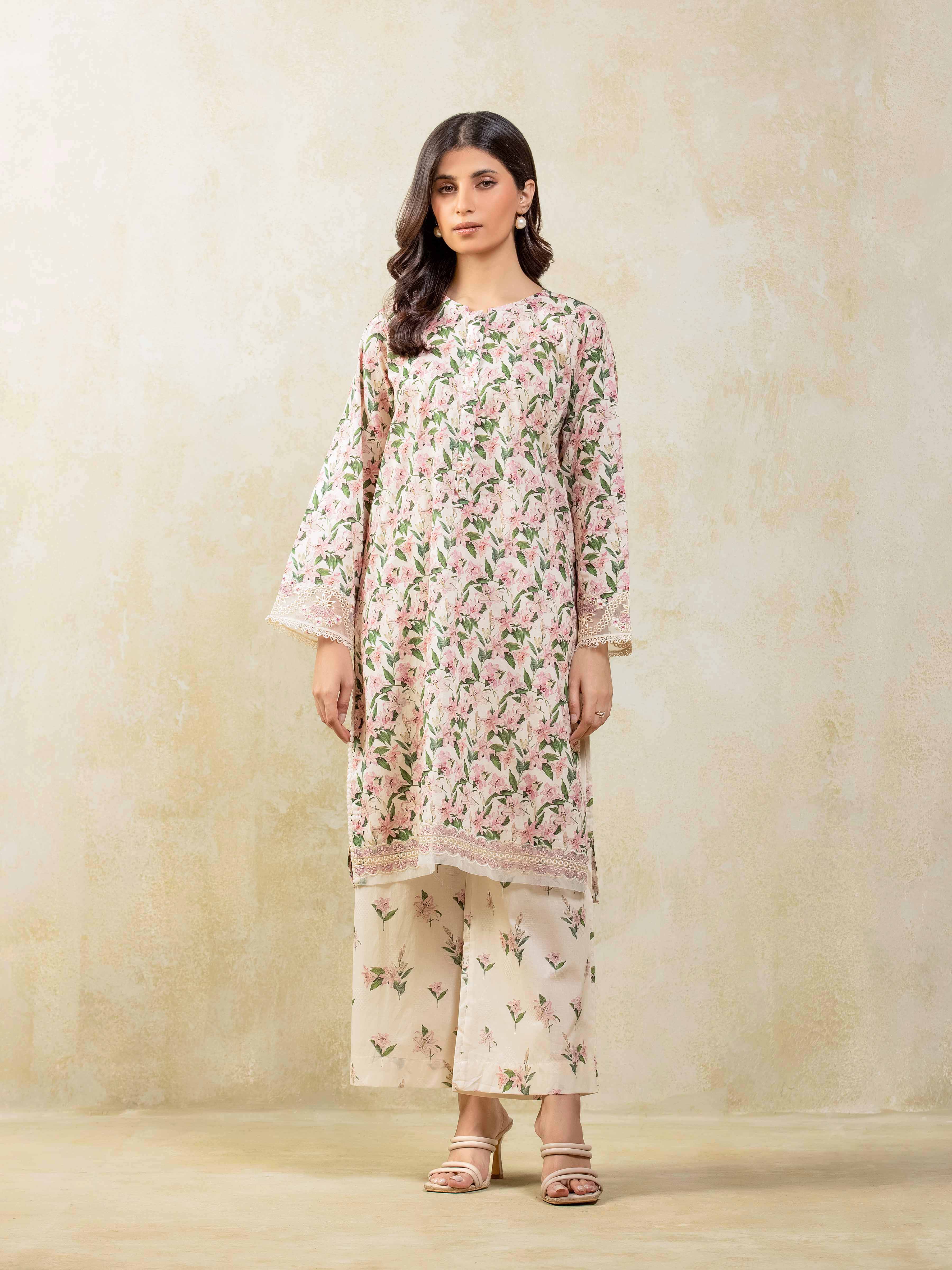 Embroidered Lawn Co-Ord Set - EWTKE5-81687ST
