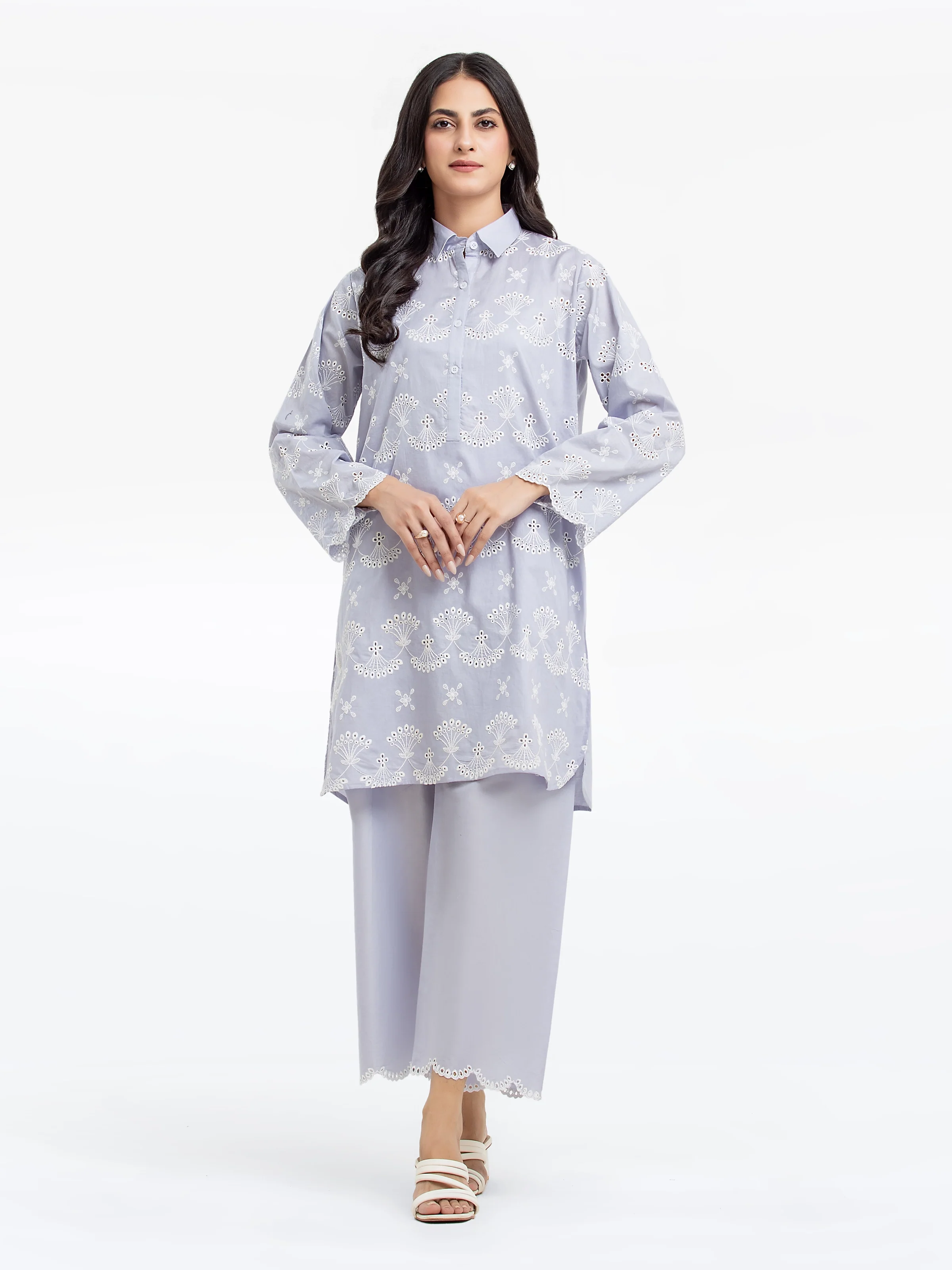 Embroidered Lawn Co-Ord Set - EWTKE24-81194ST
