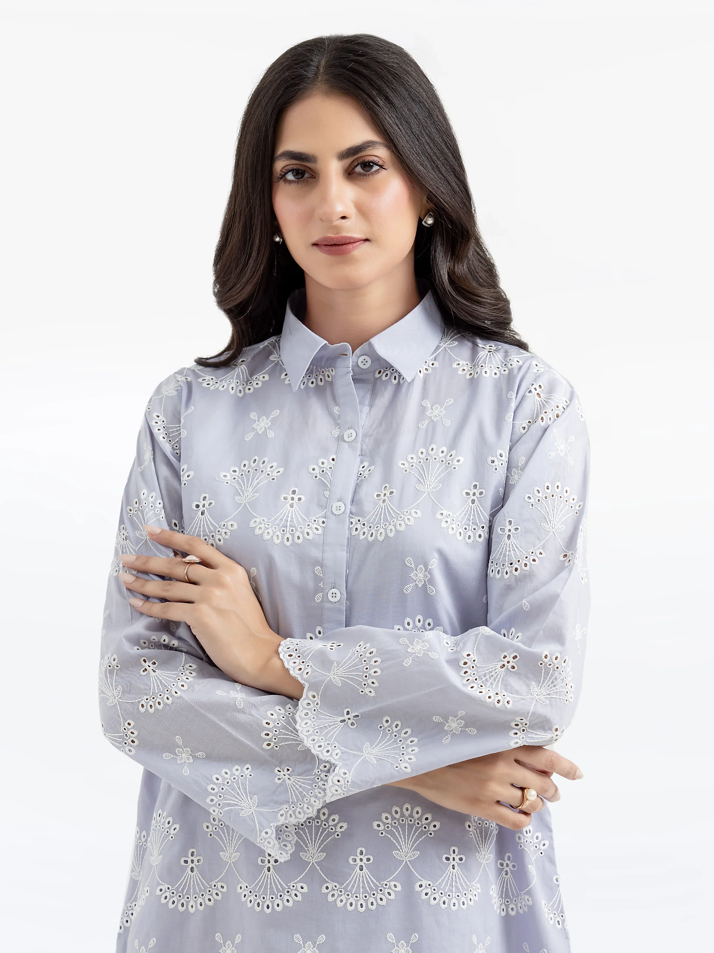 Embroidered Lawn Co-Ord Set - EWTKE24-81194ST - Image 2