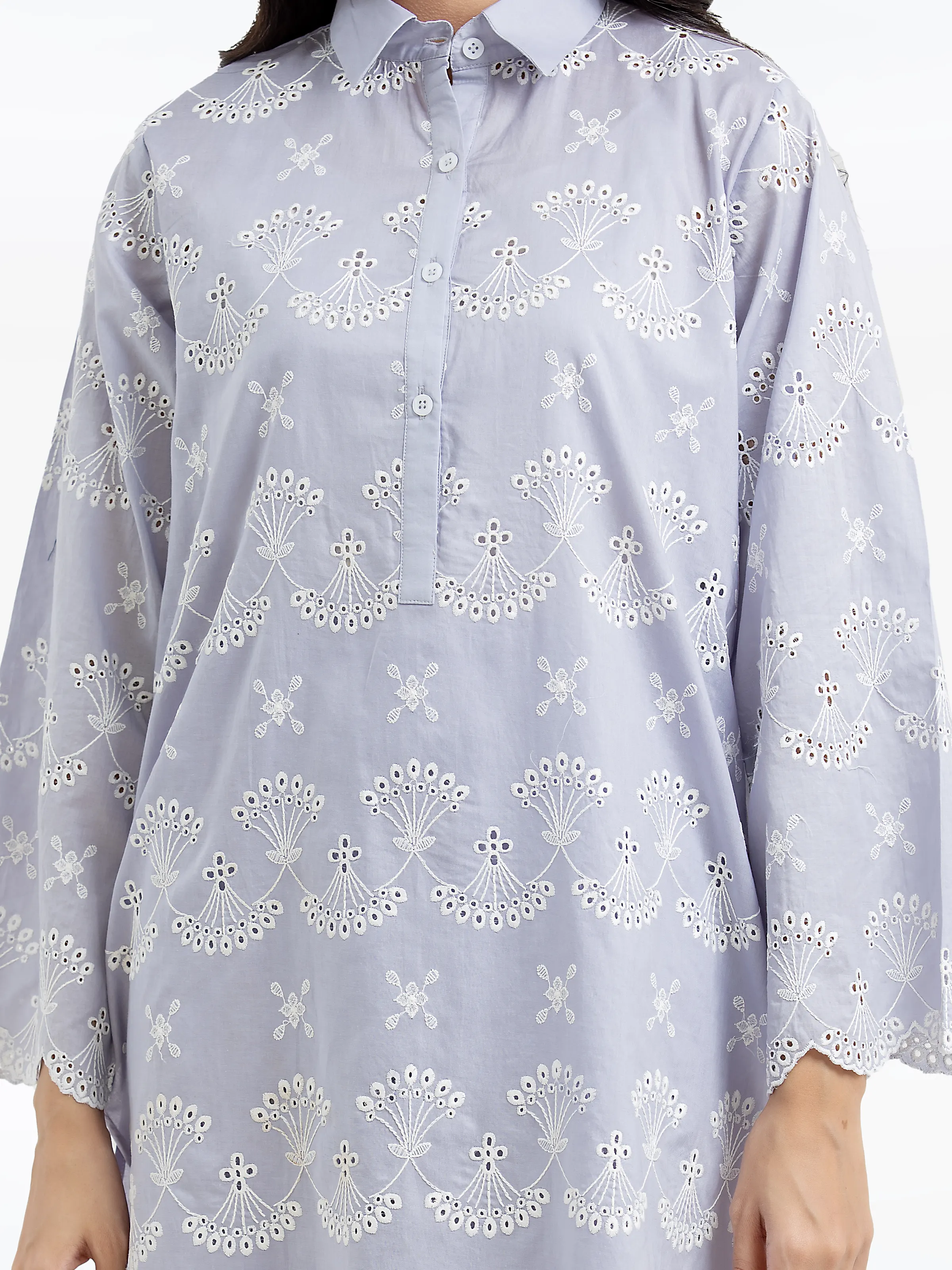 Embroidered Lawn Co-Ord Set - EWTKE24-81194ST - Image 3