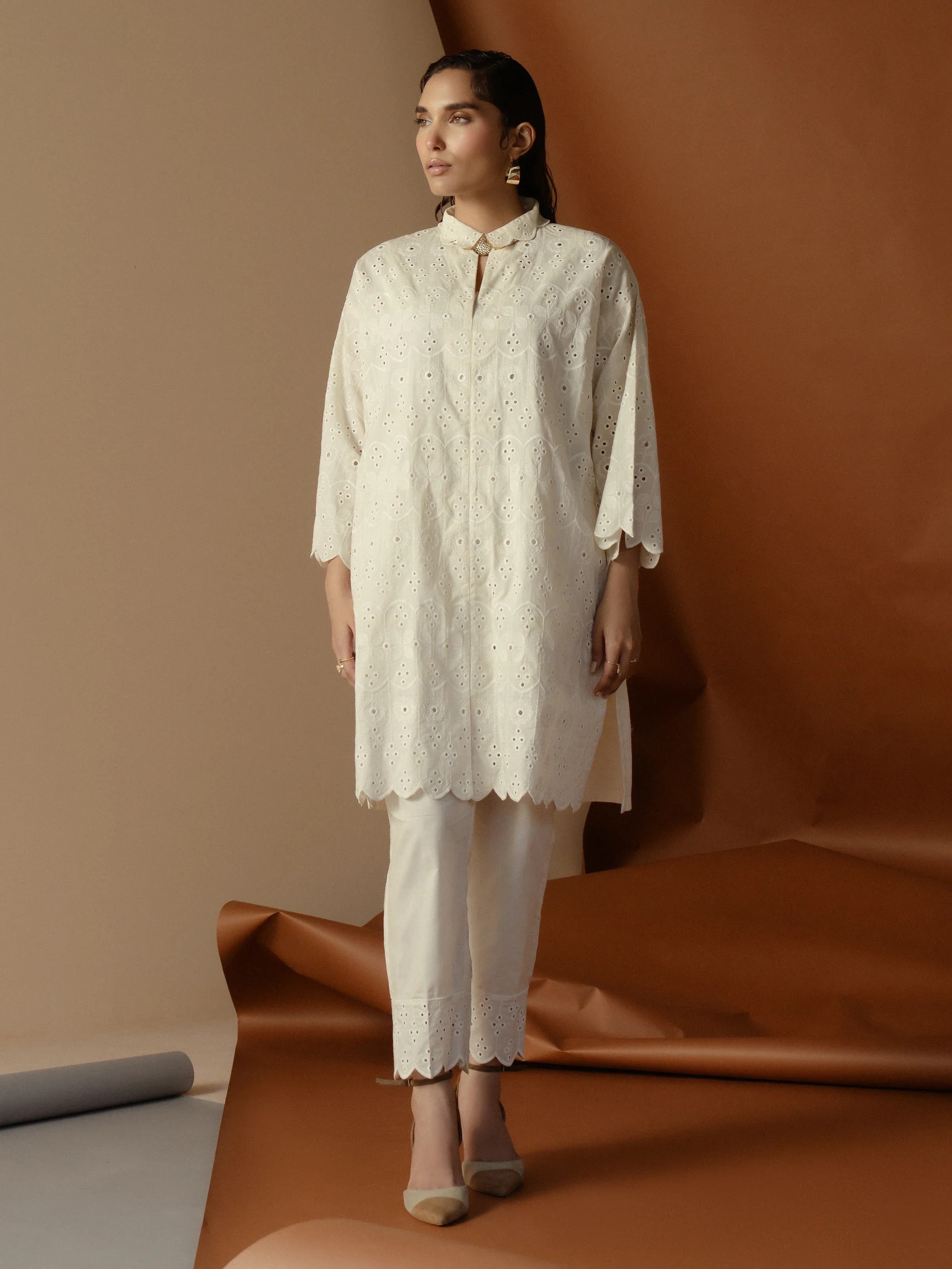 Embroidered Lawn Co-Ord Set - EWTKE24-81195ST