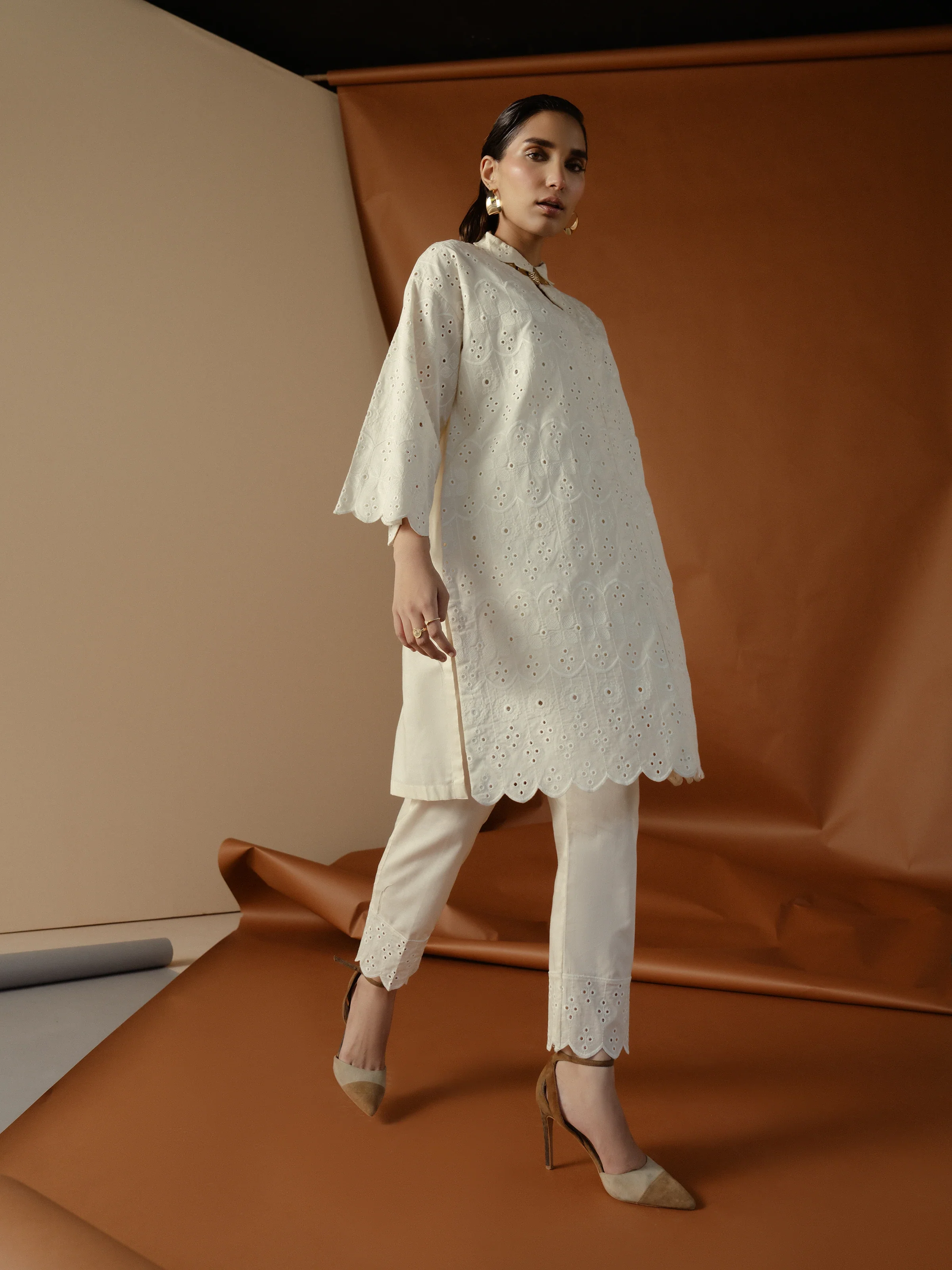 Embroidered Lawn Co-Ord Set - EWTKE24-81195ST - Image 2