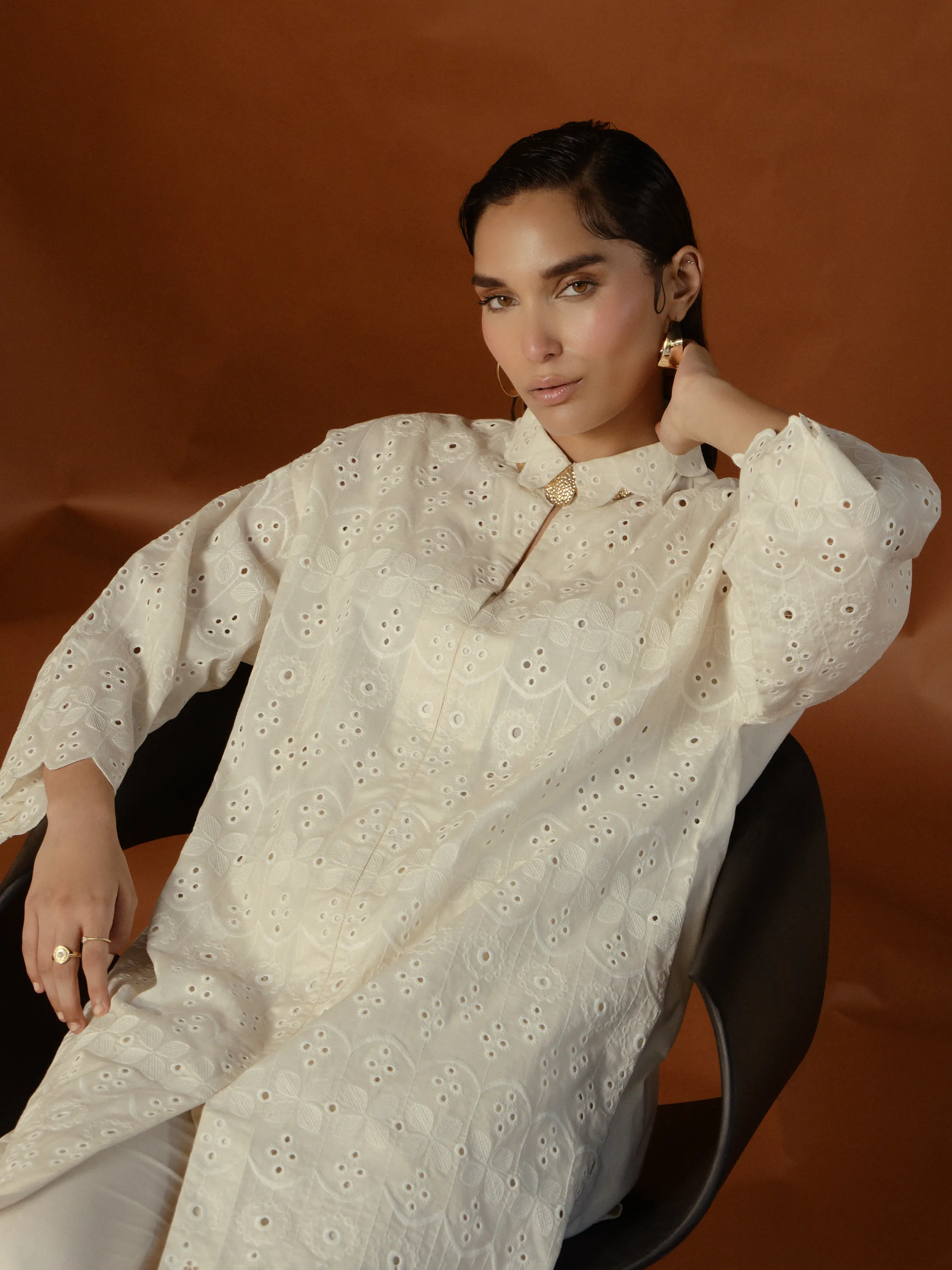 Embroidered Lawn Co-Ord Set - EWTKE24-81195ST - Image 4