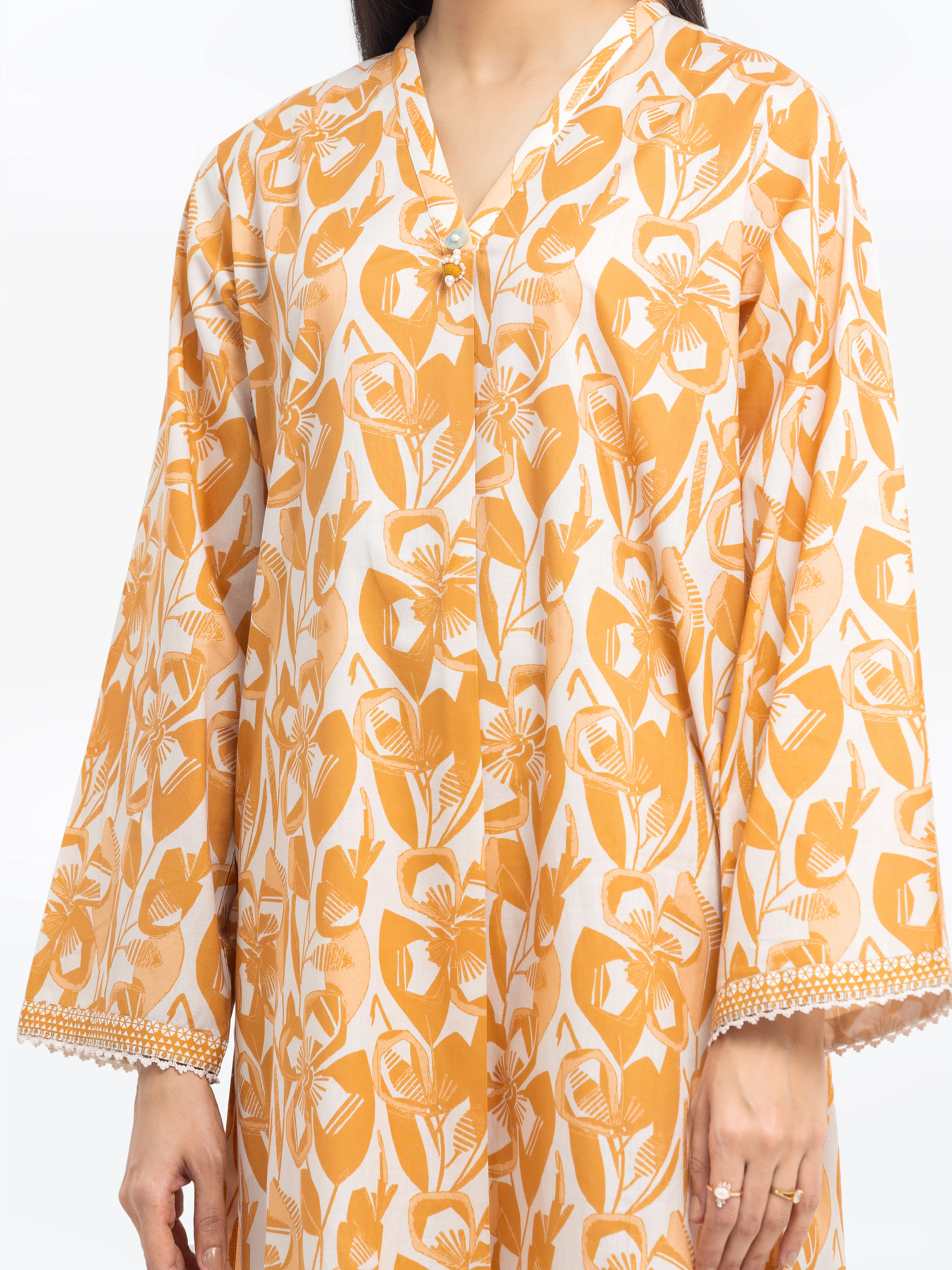 Printed Cambric Shirt Trouser - EWTKP5-81642ST - Image 3