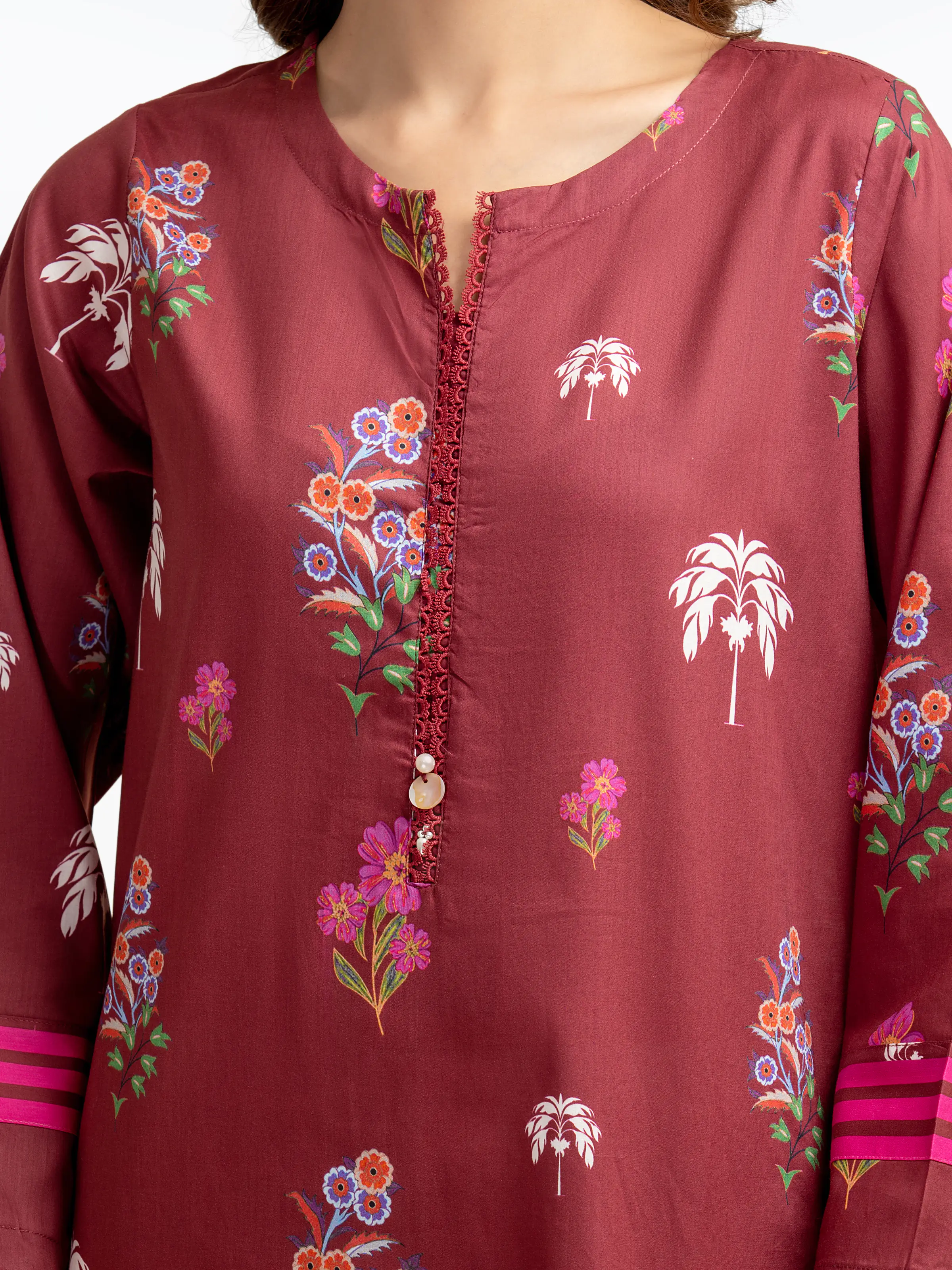 Printed Cambric Co-Ord Set - EWTKP5-81652ST - Image 3