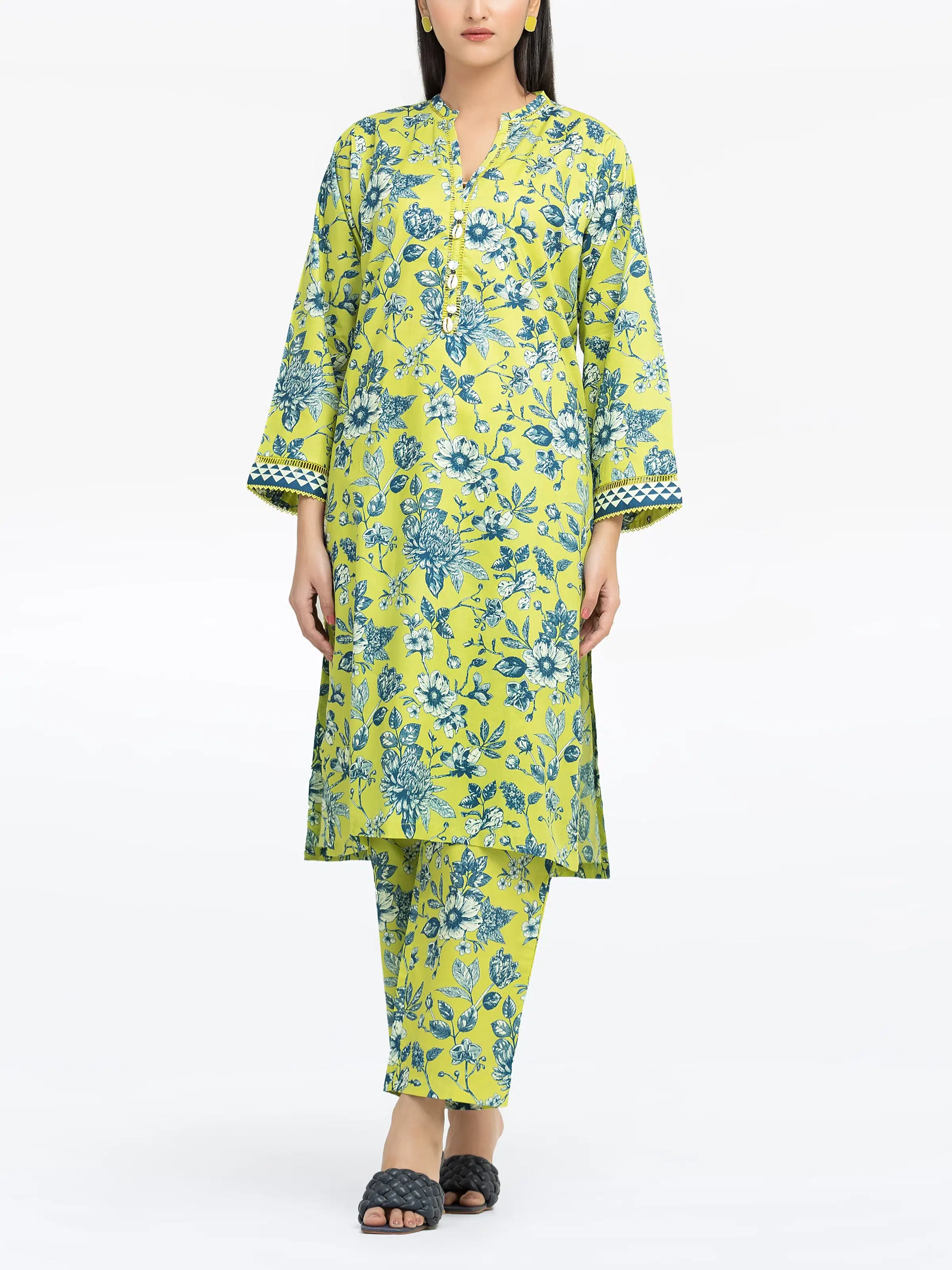 Printed Cambric Co-Ord Set - EWTKP5-81667ST