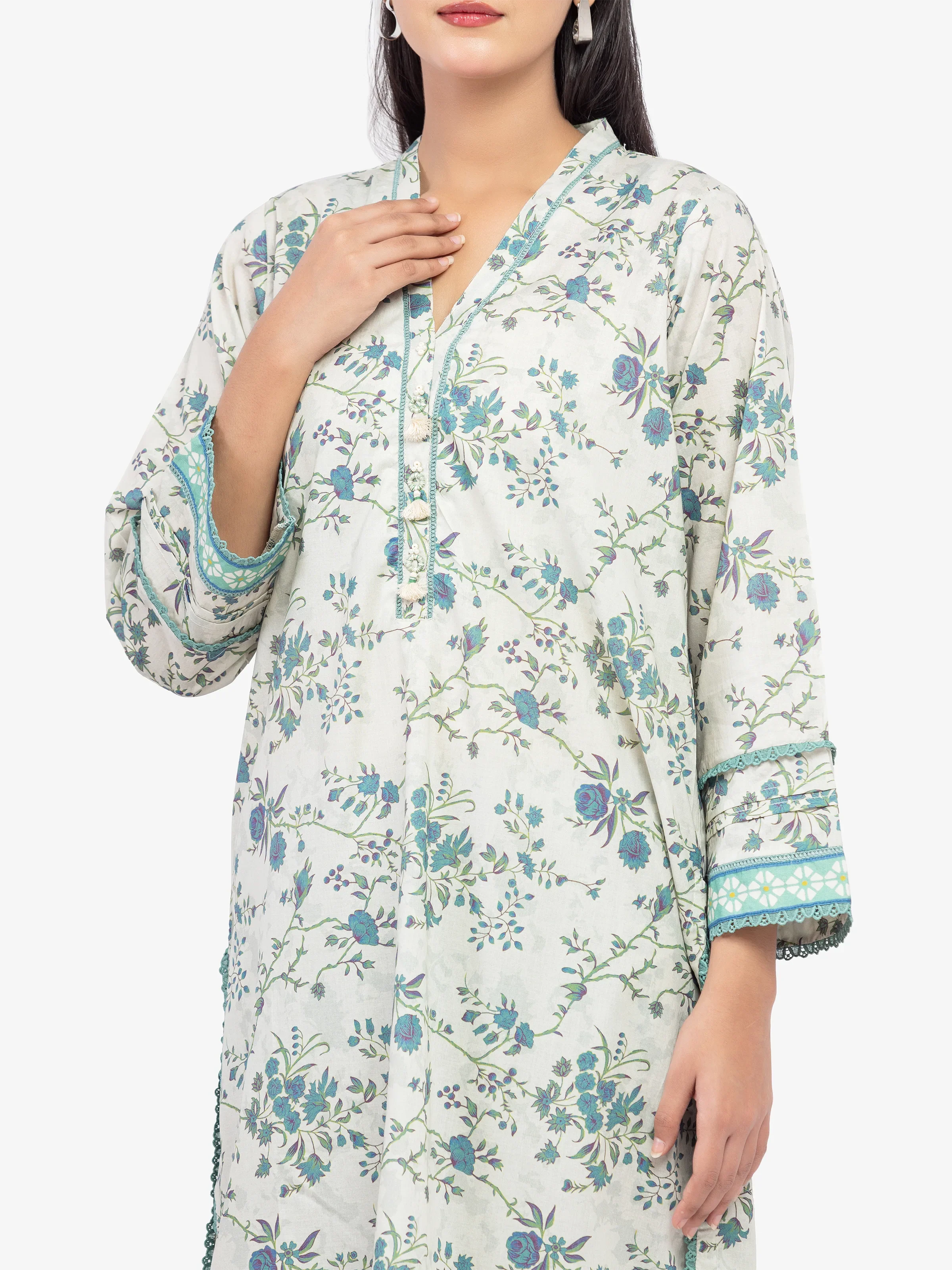Printed Cambric Suit - EWTKP5-81707-3P - Image 3