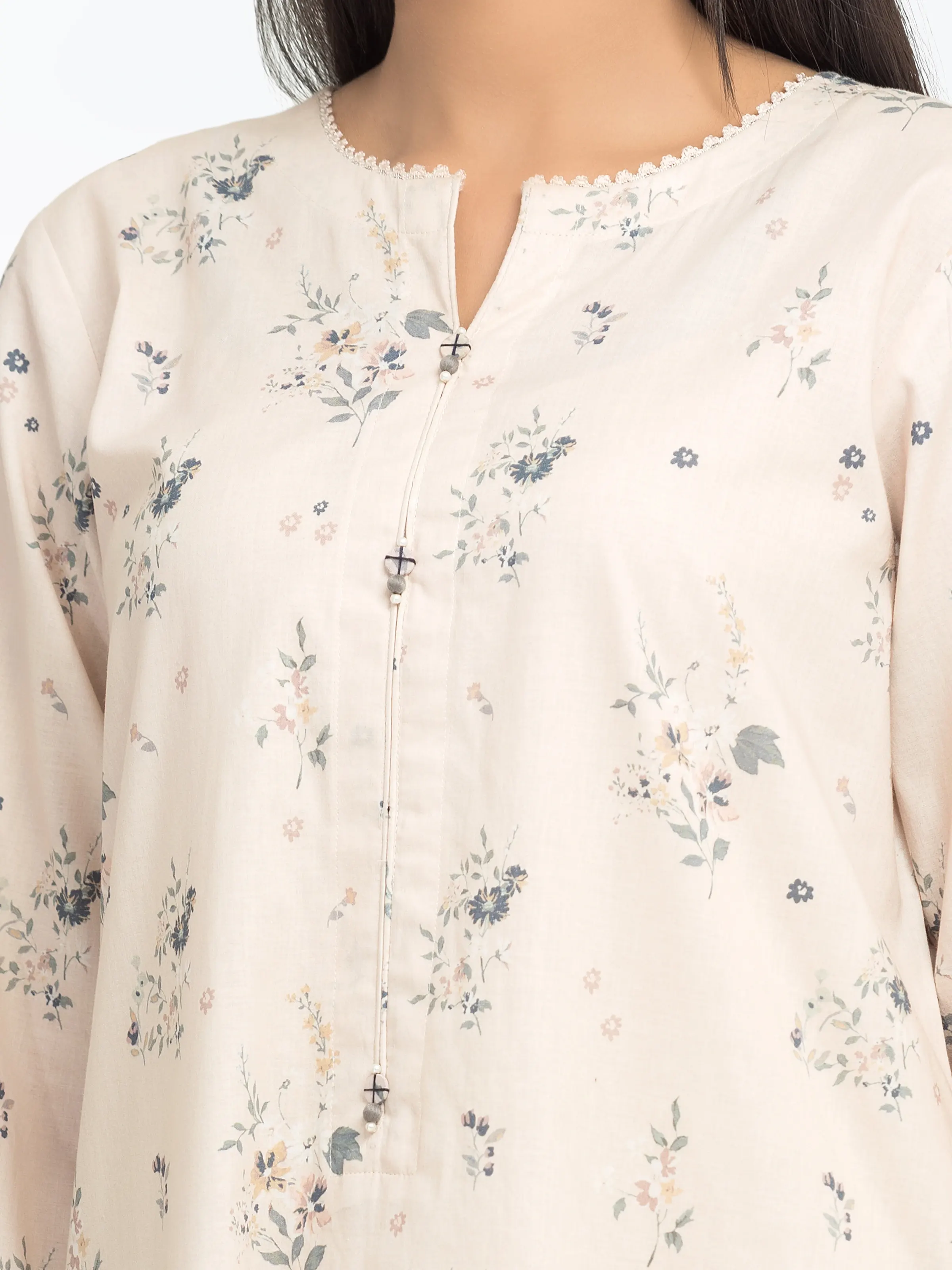 Printed Cambric Shirt Trouser - EWTKP5-81708ST - Image 2