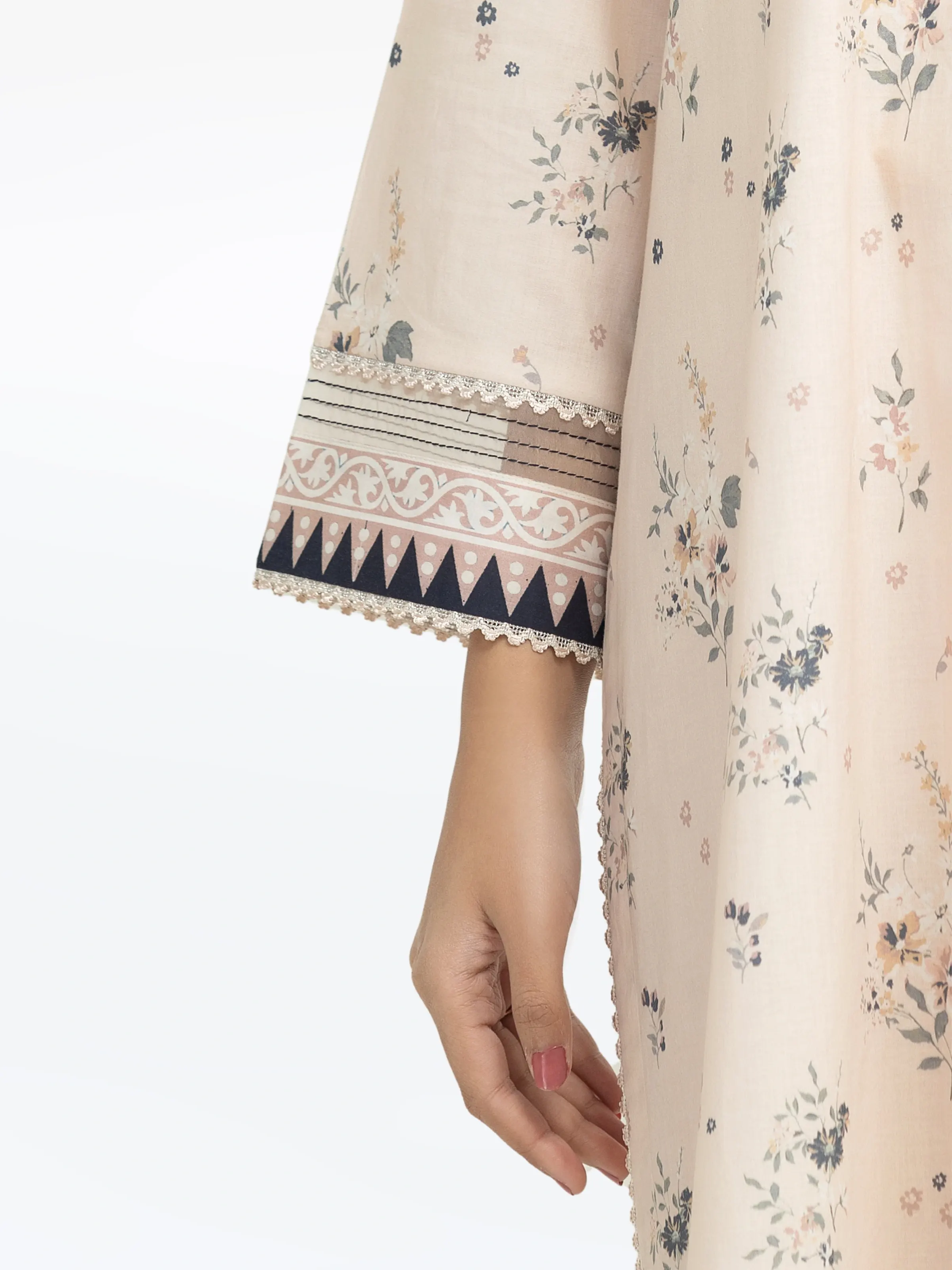 Printed Cambric Shirt Trouser - EWTKP5-81708ST - Image 3
