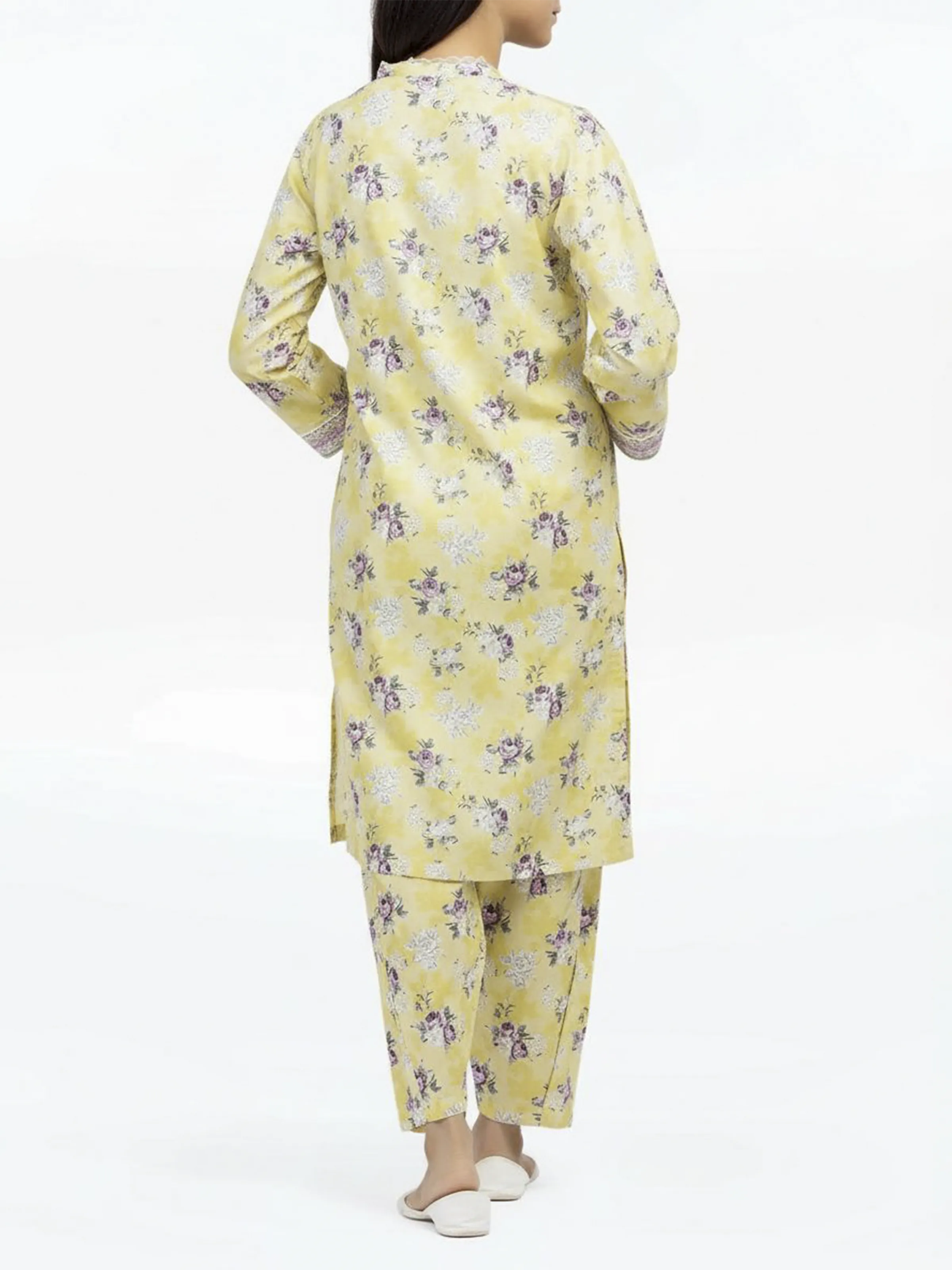 Printed Cambric Shirt Trouser - EWTKP5-81712ST - Image 3