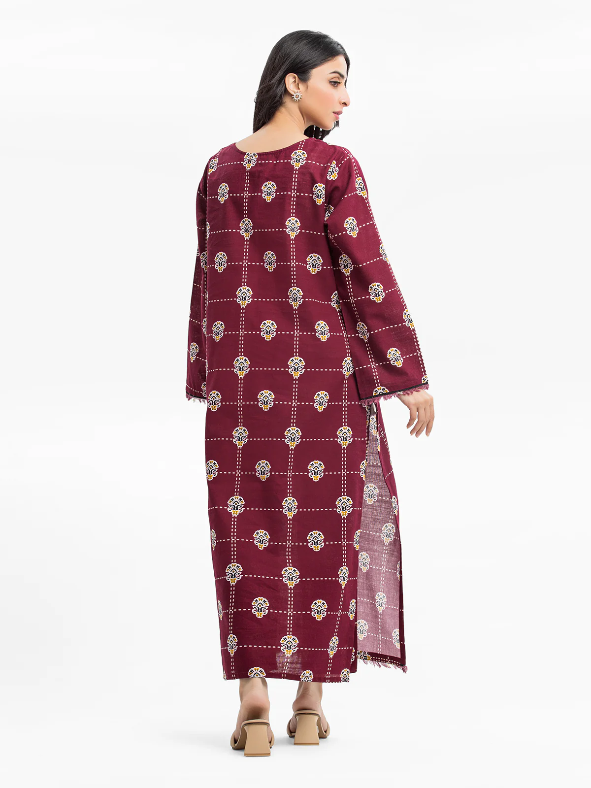 Printed Khaddar Shirt Trouser - EWTKP24-69636ST - Image 6