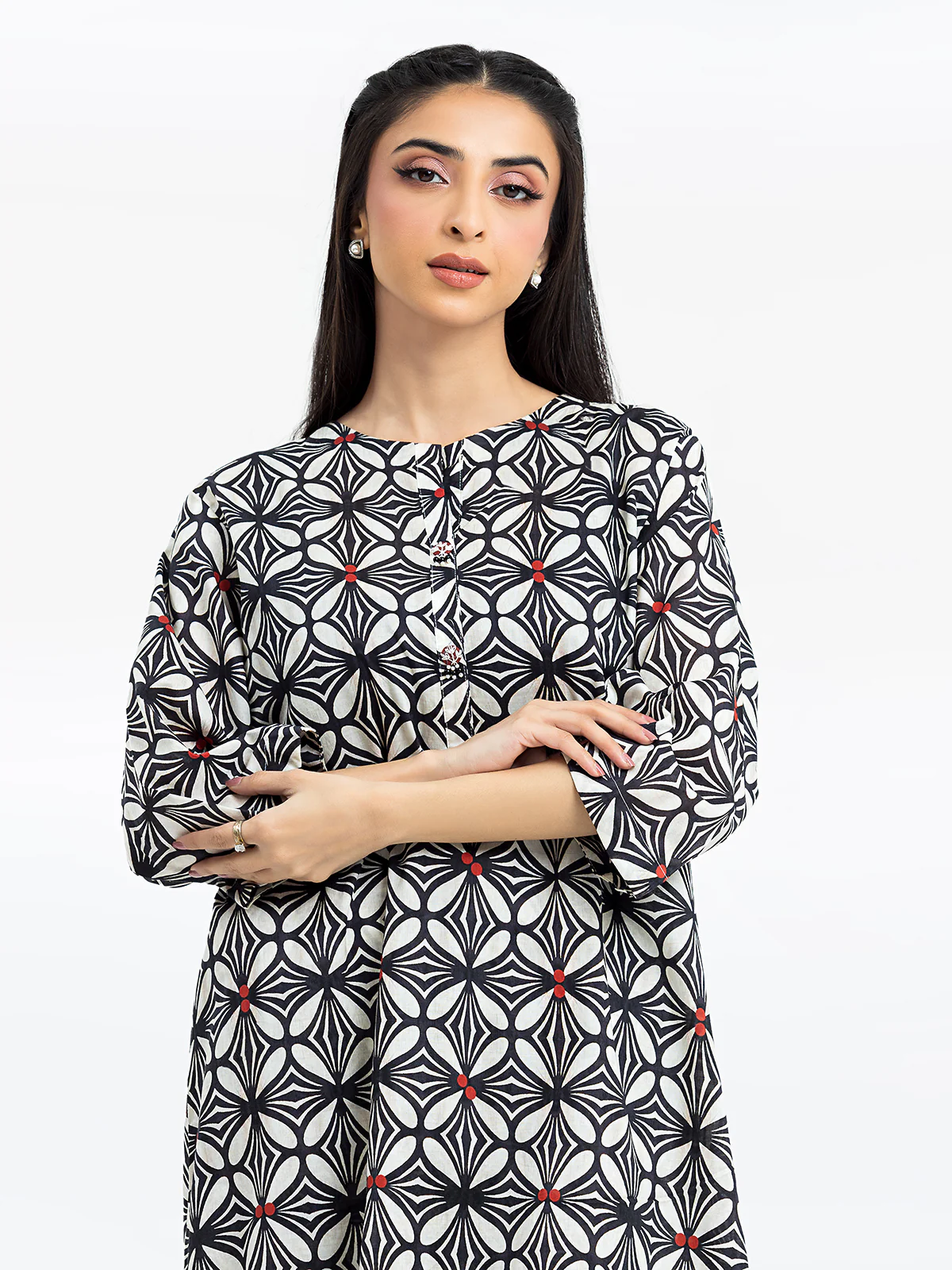Printed Lawn Co-Ord Set - EWTKP24-81145ST - Image 3