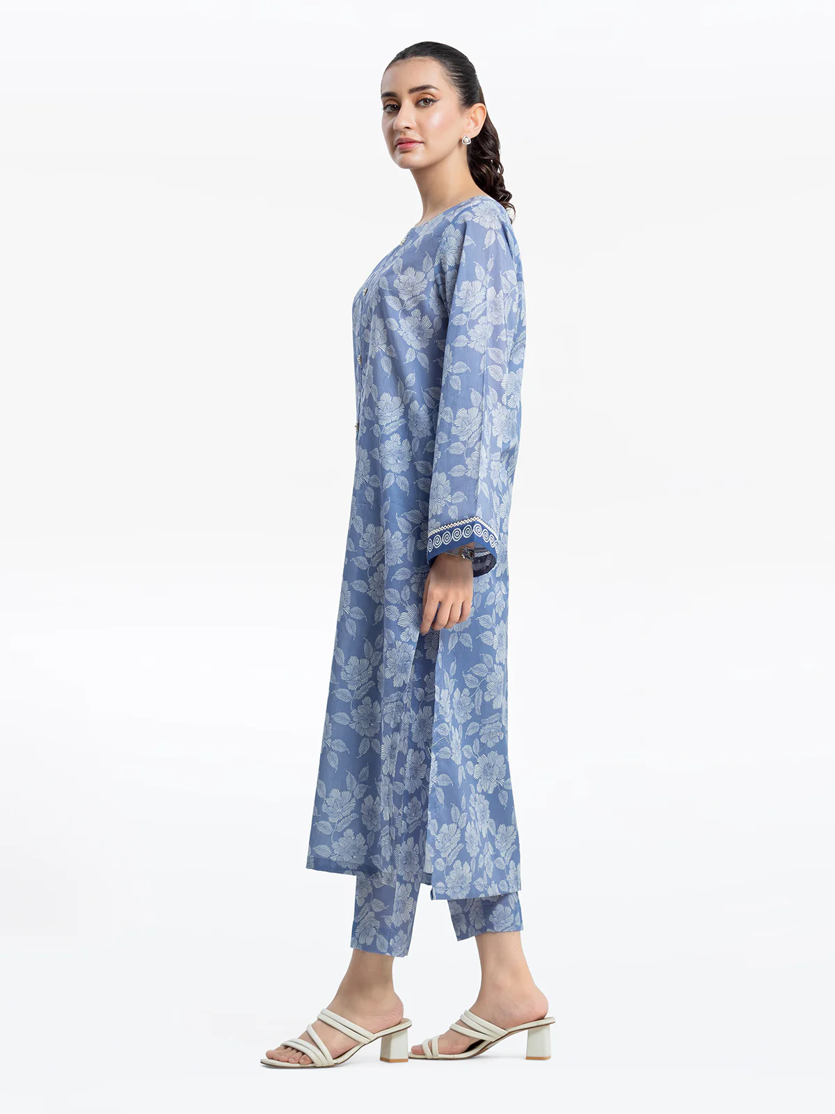 Printed Lawn Co-Ord Set - EWTKP24-81313ST - Image 4