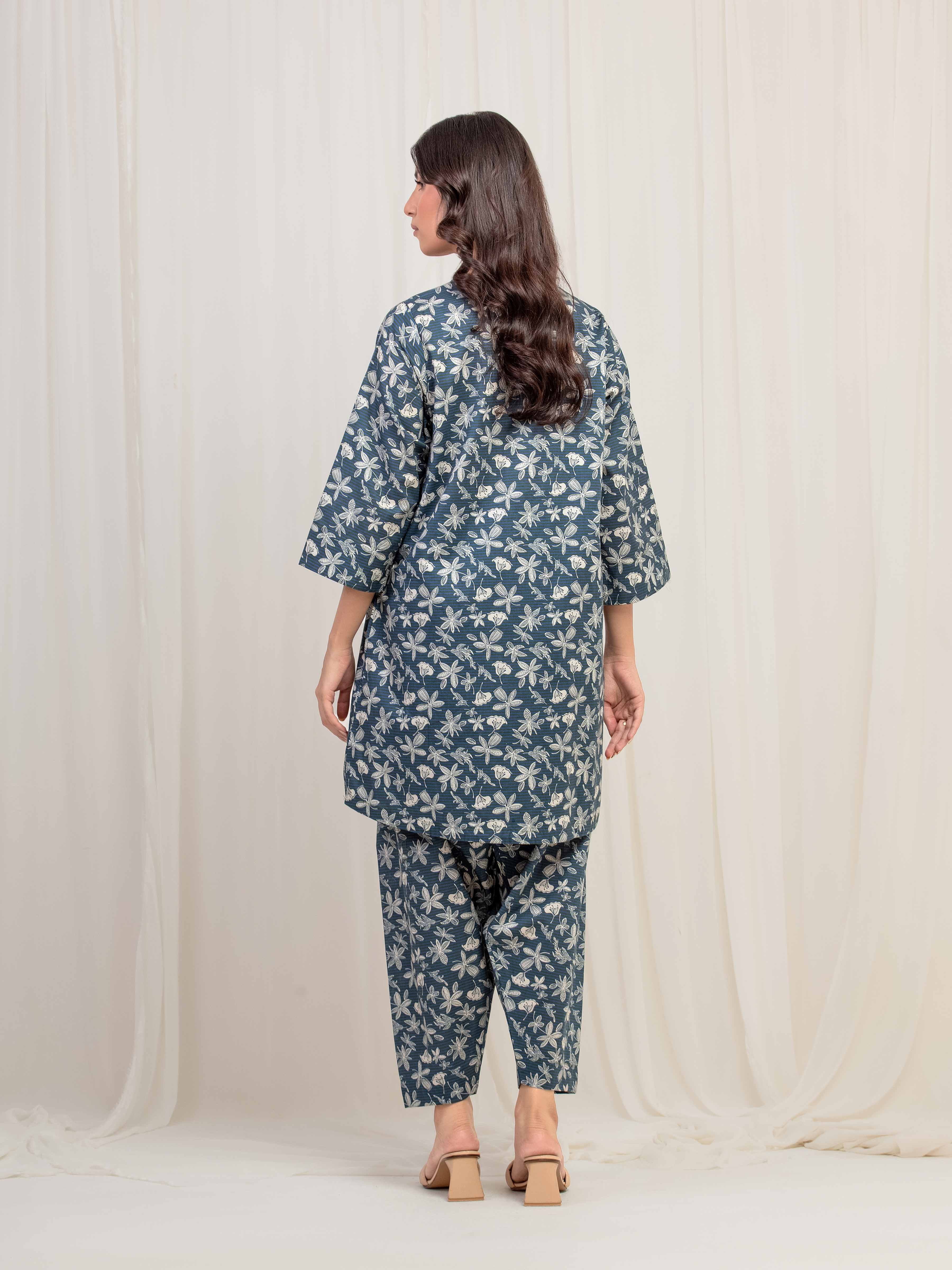 Printed Lawn Co-Ord Set - EWTKP5-81853ST - Image 6