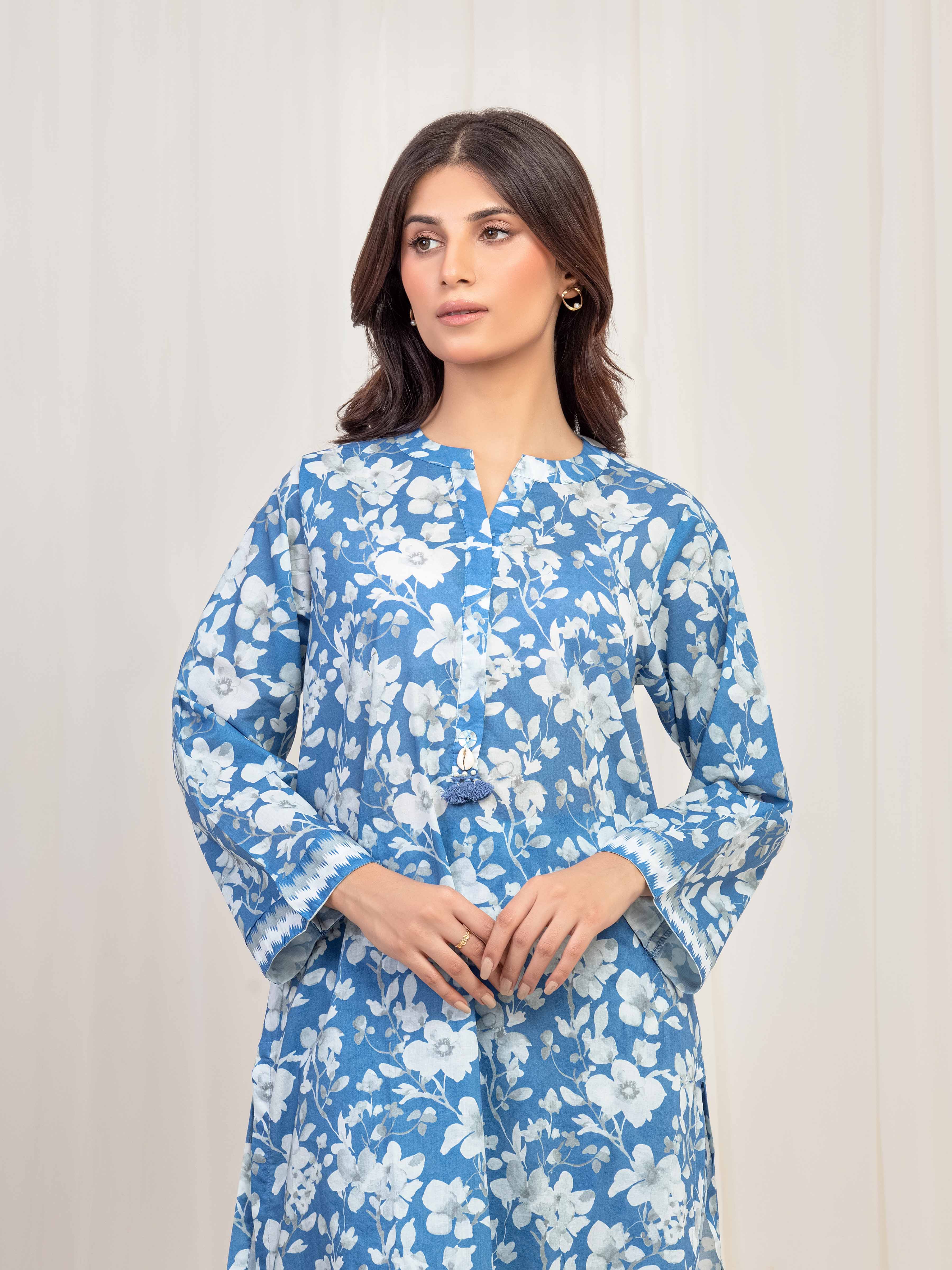 Printed Lawn Co-Ord Set - EWTKP5-81860ST - Image 2