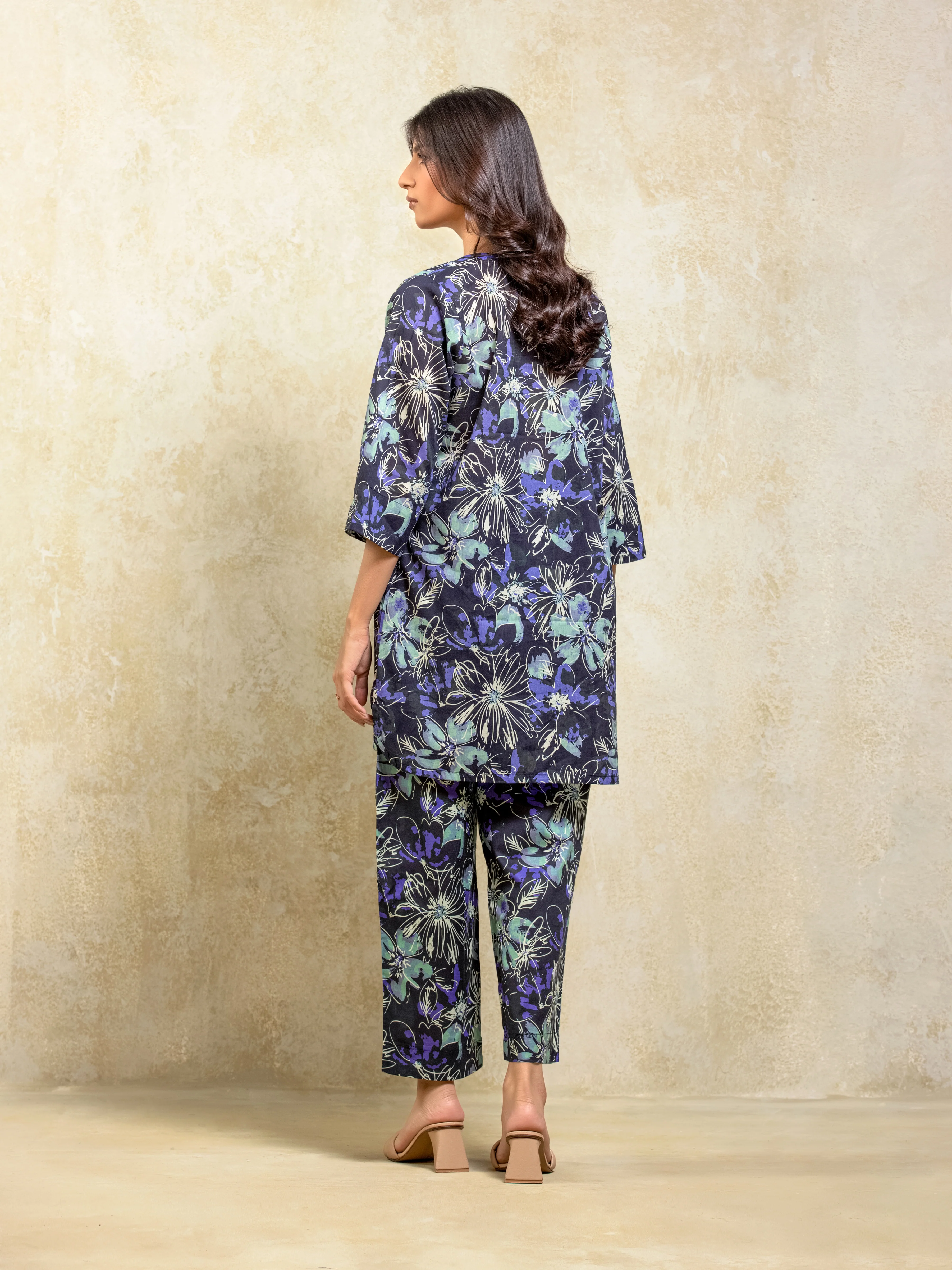 Printed Lawn Co-Ord Set - EWTKP5-81865ST - Image 5