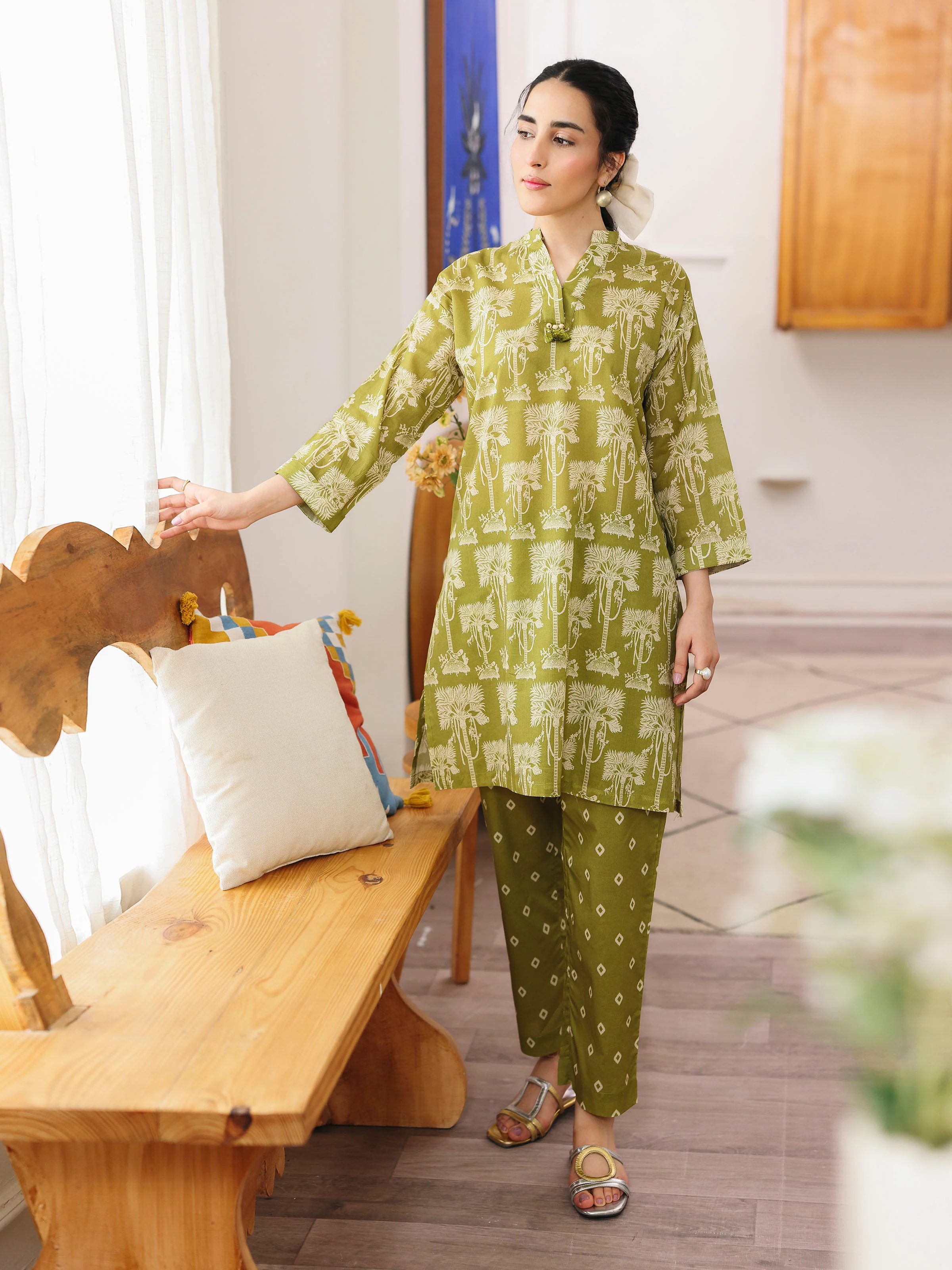 Printed Lawn Co-Ord Set - EWTKP5-81870ST